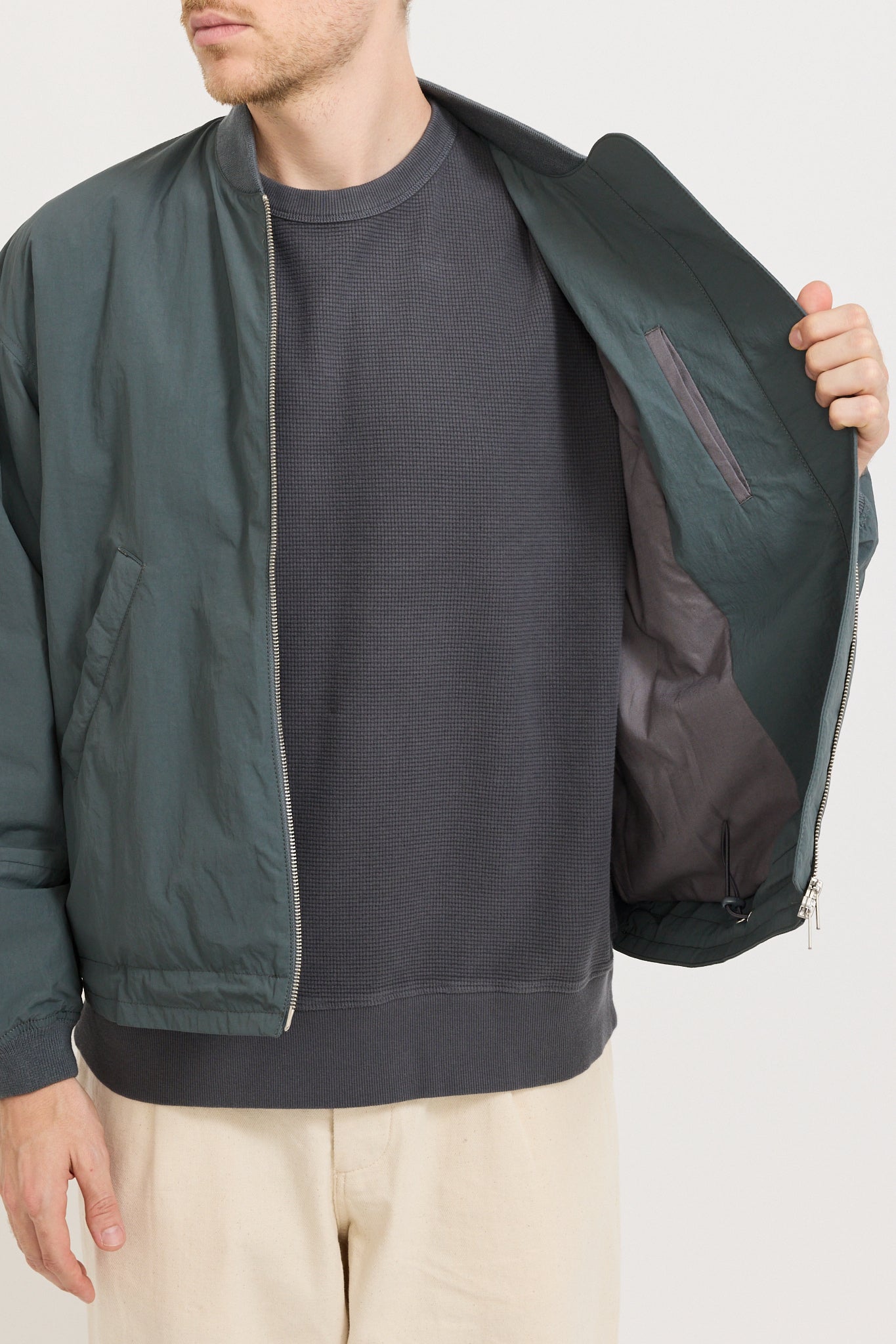 Basement Bomber Jacket Slate