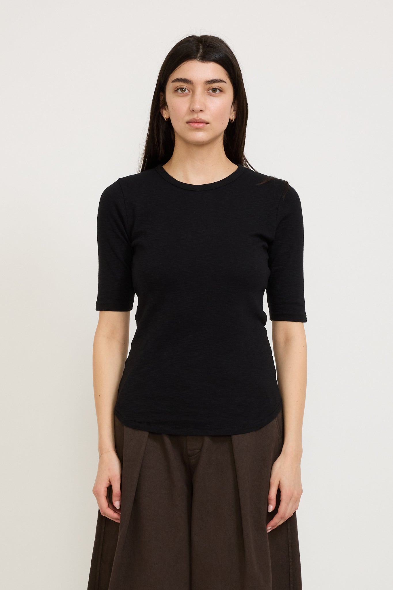 YMC | Charlotte Short Sleeve Top Black | Maplestore