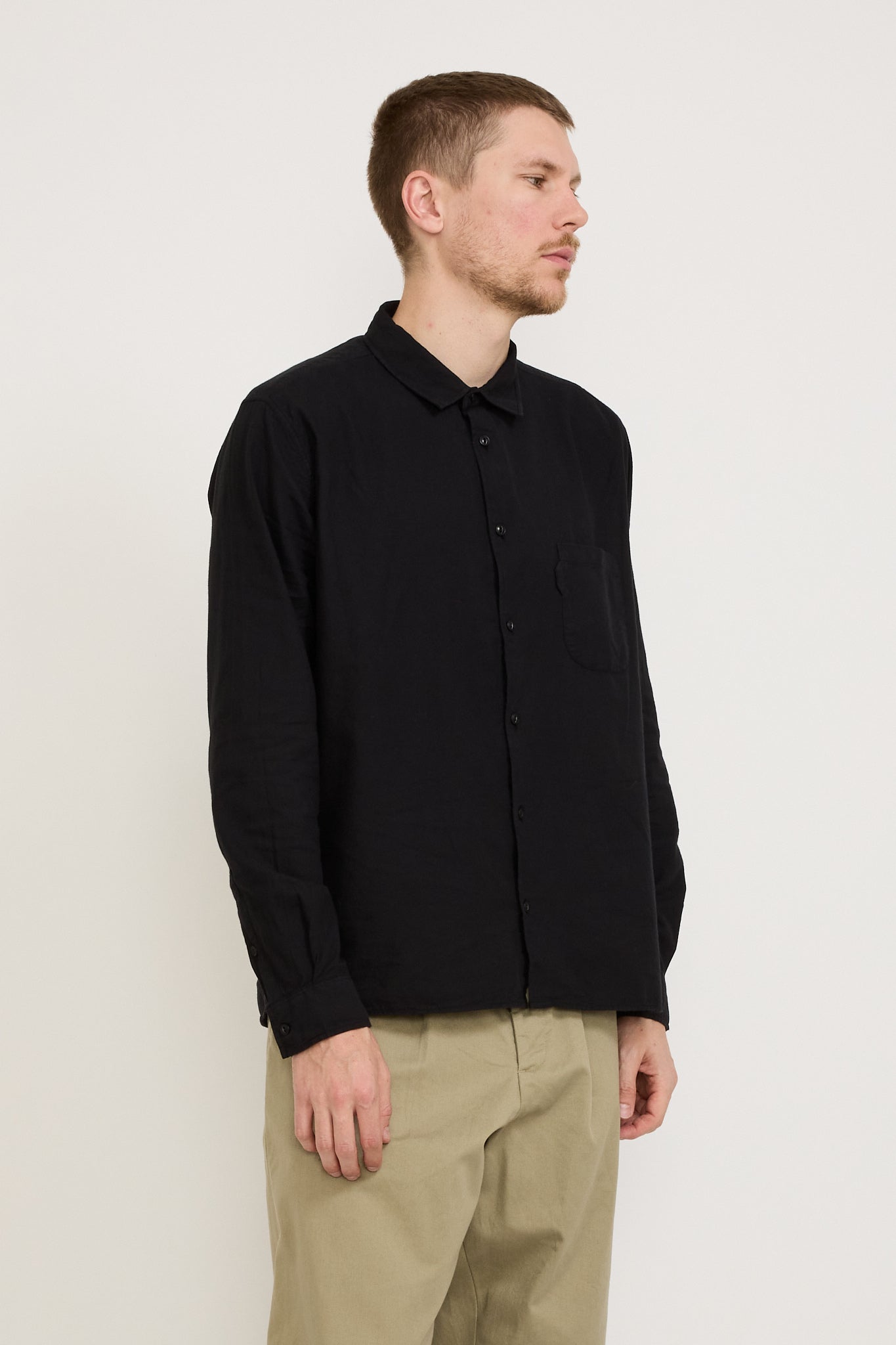 YMC | Curtis Shirt Black | Maplestore