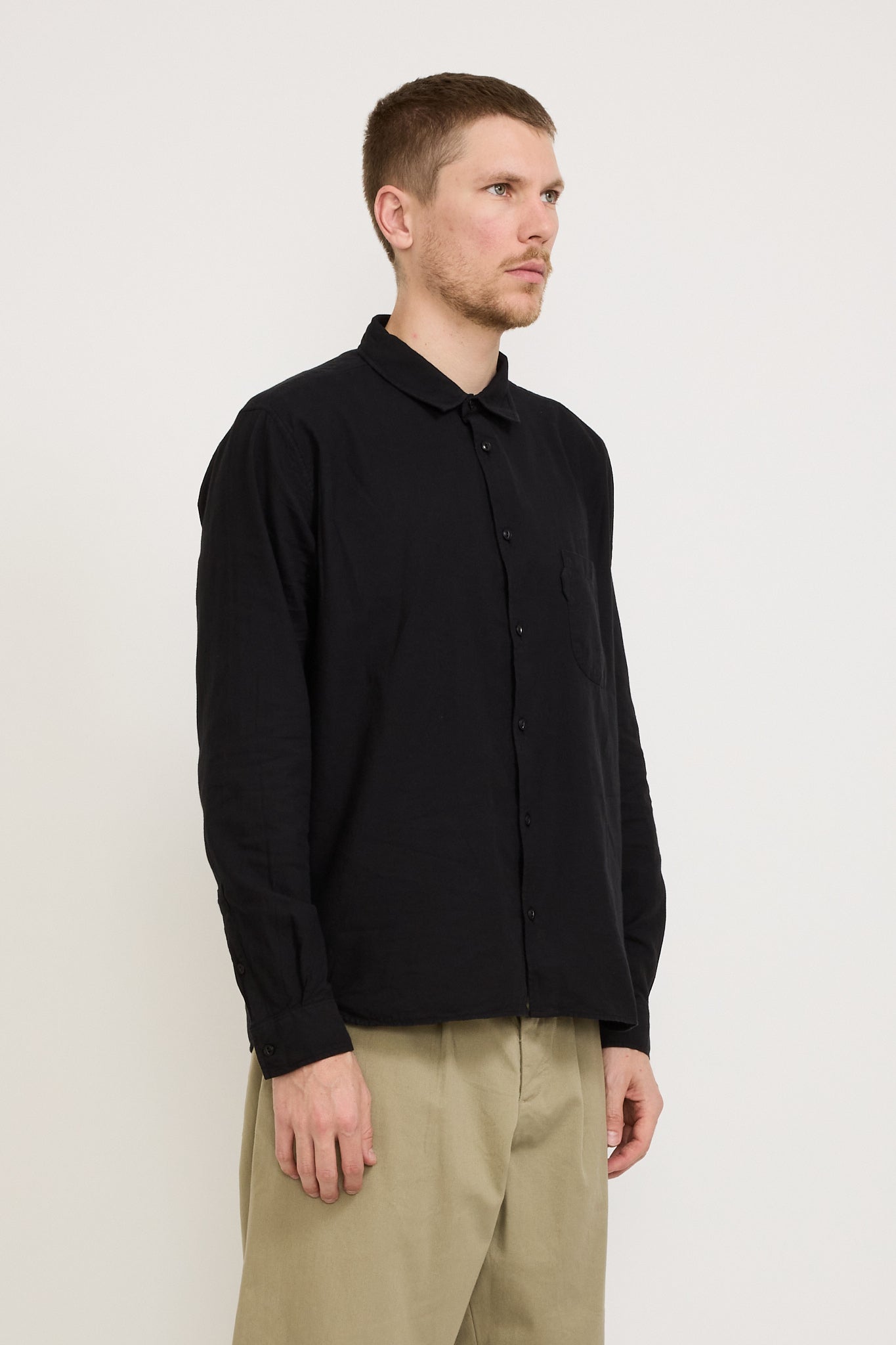 YMC | Curtis Shirt Black | Maplestore