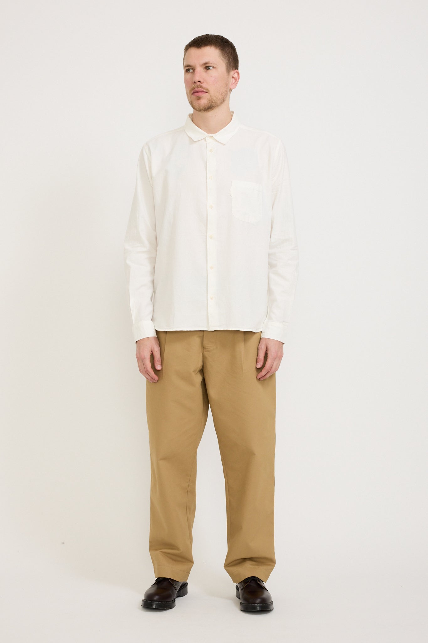 YMC | Curtis Shirt White | Maplestore