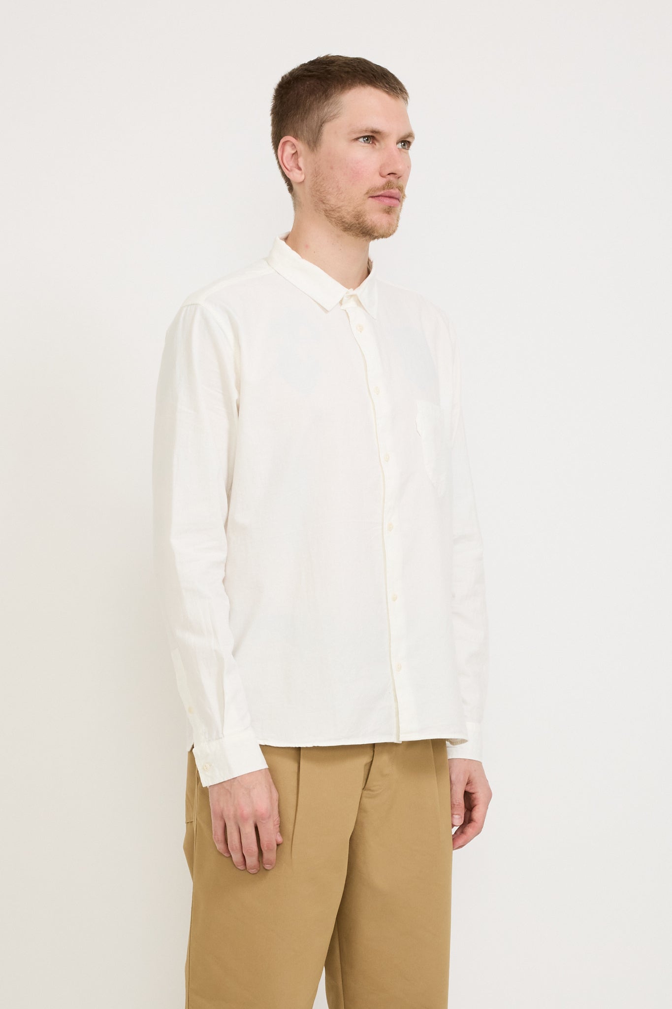 YMC | Curtis Shirt White | Maplestore