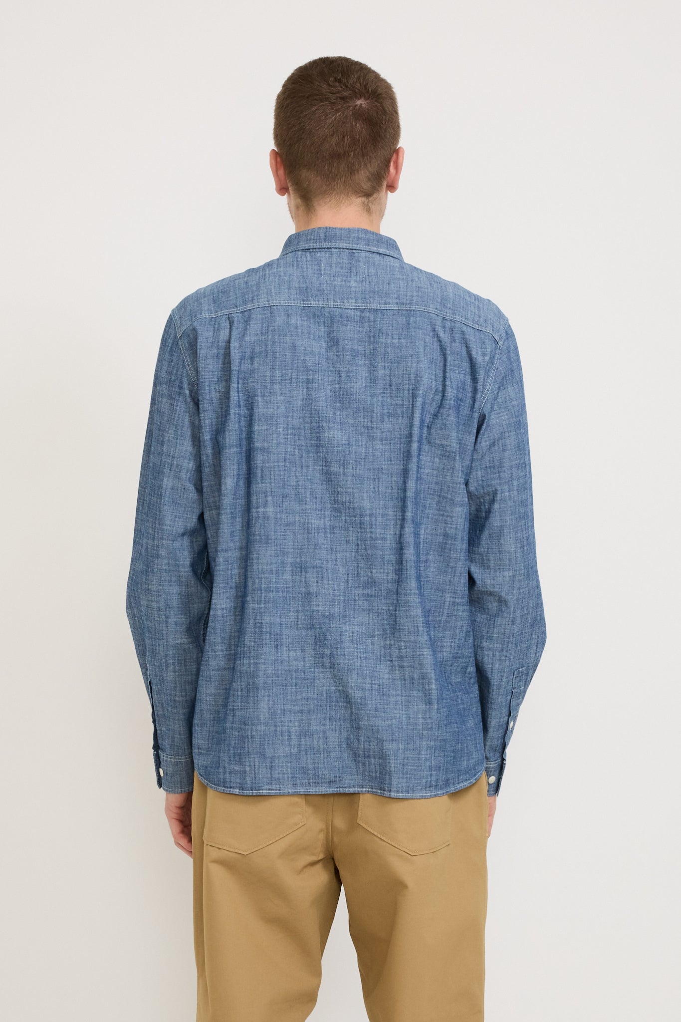 YMC | Curtis Shirt Light Indigo | Maplestore