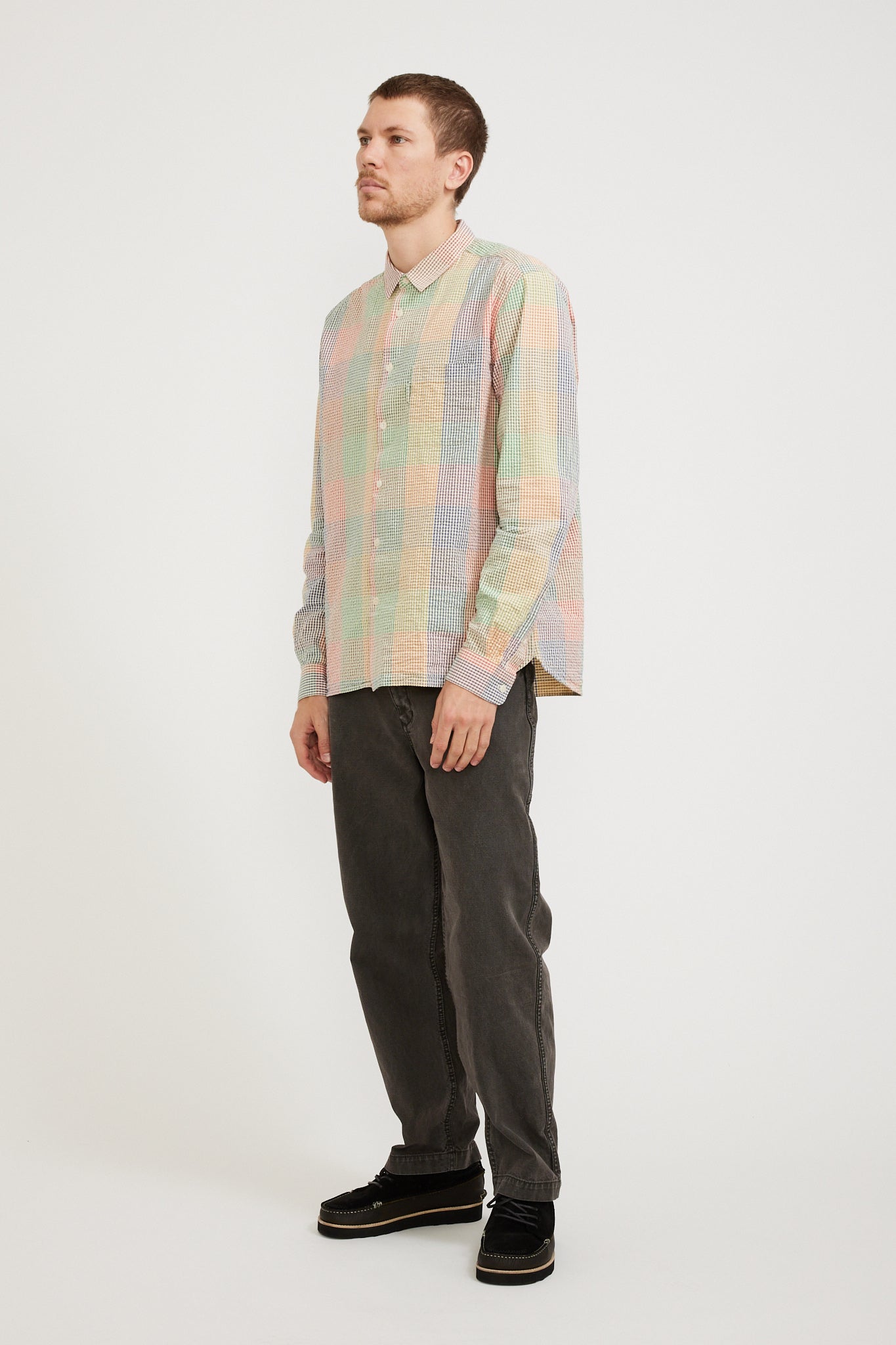 YMC | Curtis Shirt Check Multi | Maplestore
