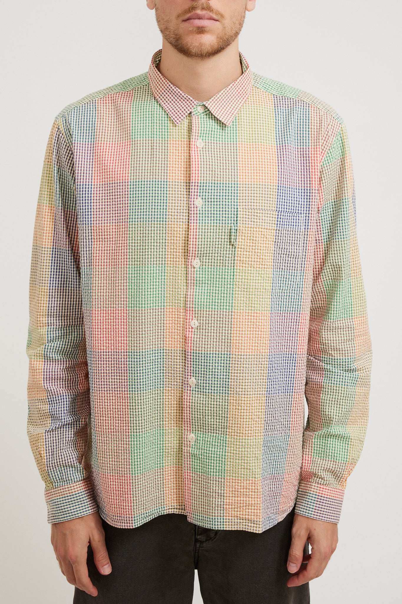 YMC | Curtis Shirt Check Multi | Maplestore