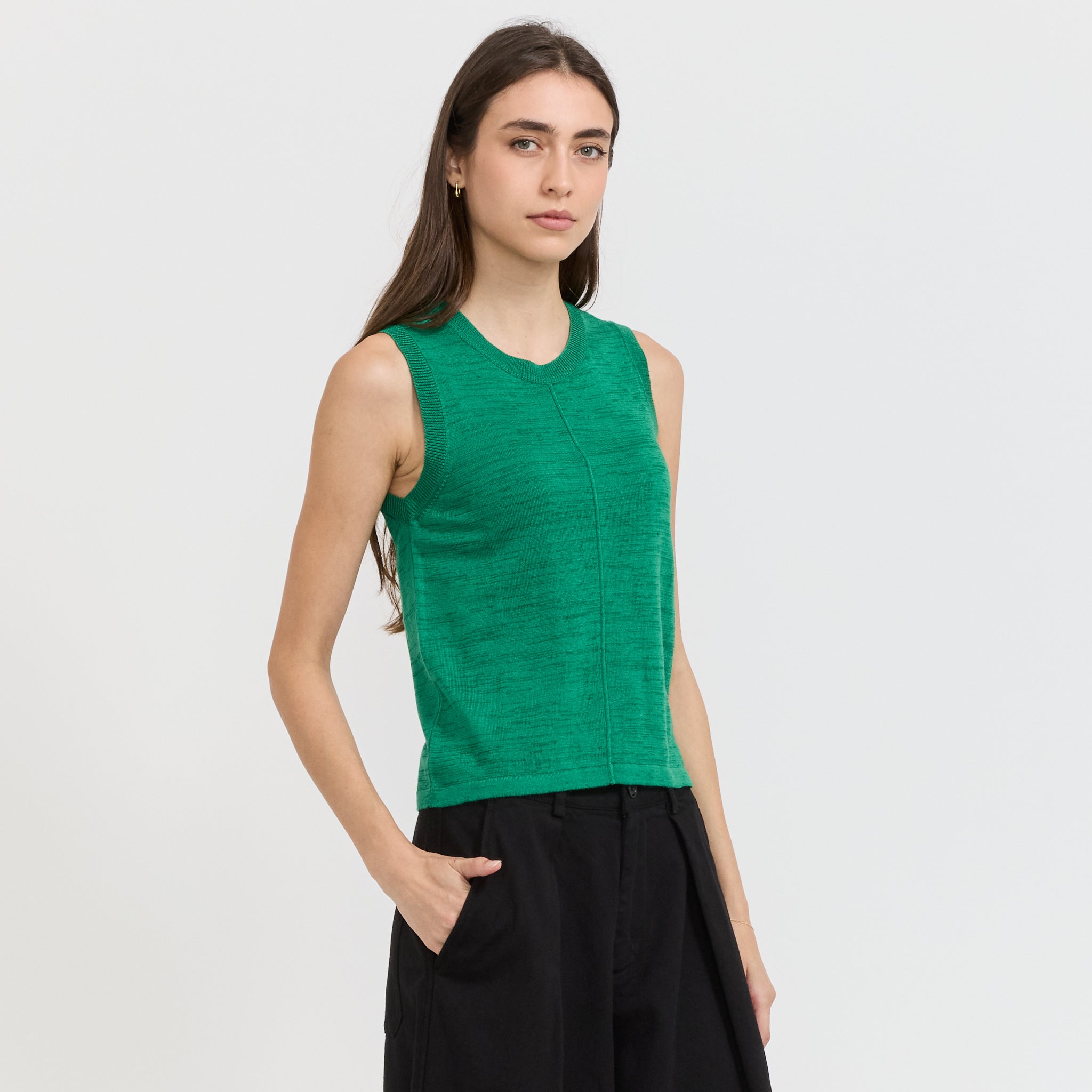 YMC | Dot Vest Green | Maplestore