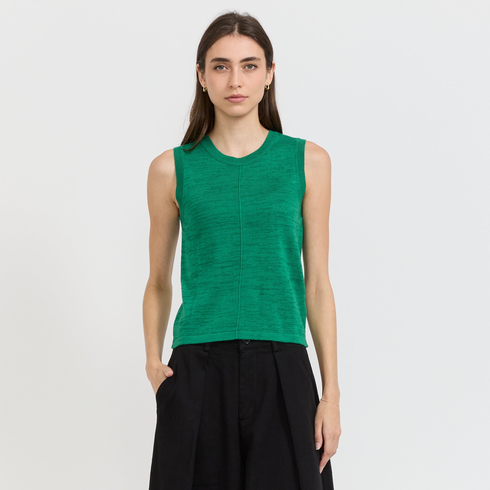 YMC | Dot Vest Green | Maplestore