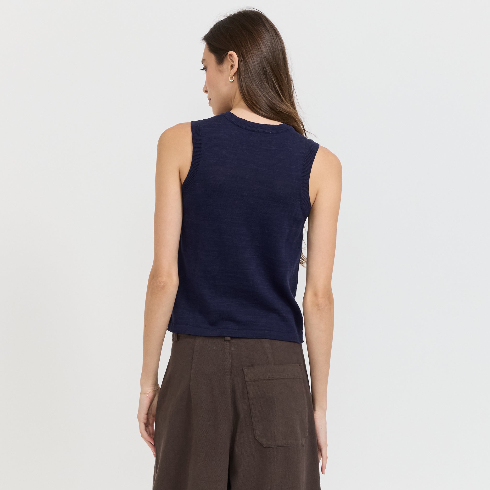 YMC | Dot Vest Navy | Maplestore