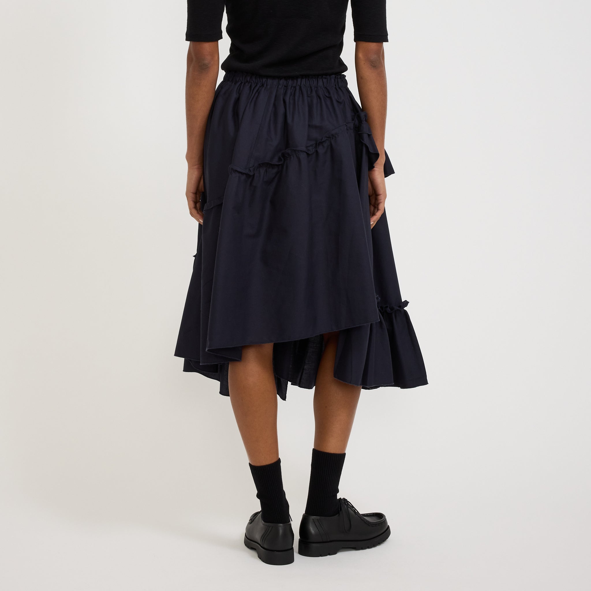 Draped Skirt Navy