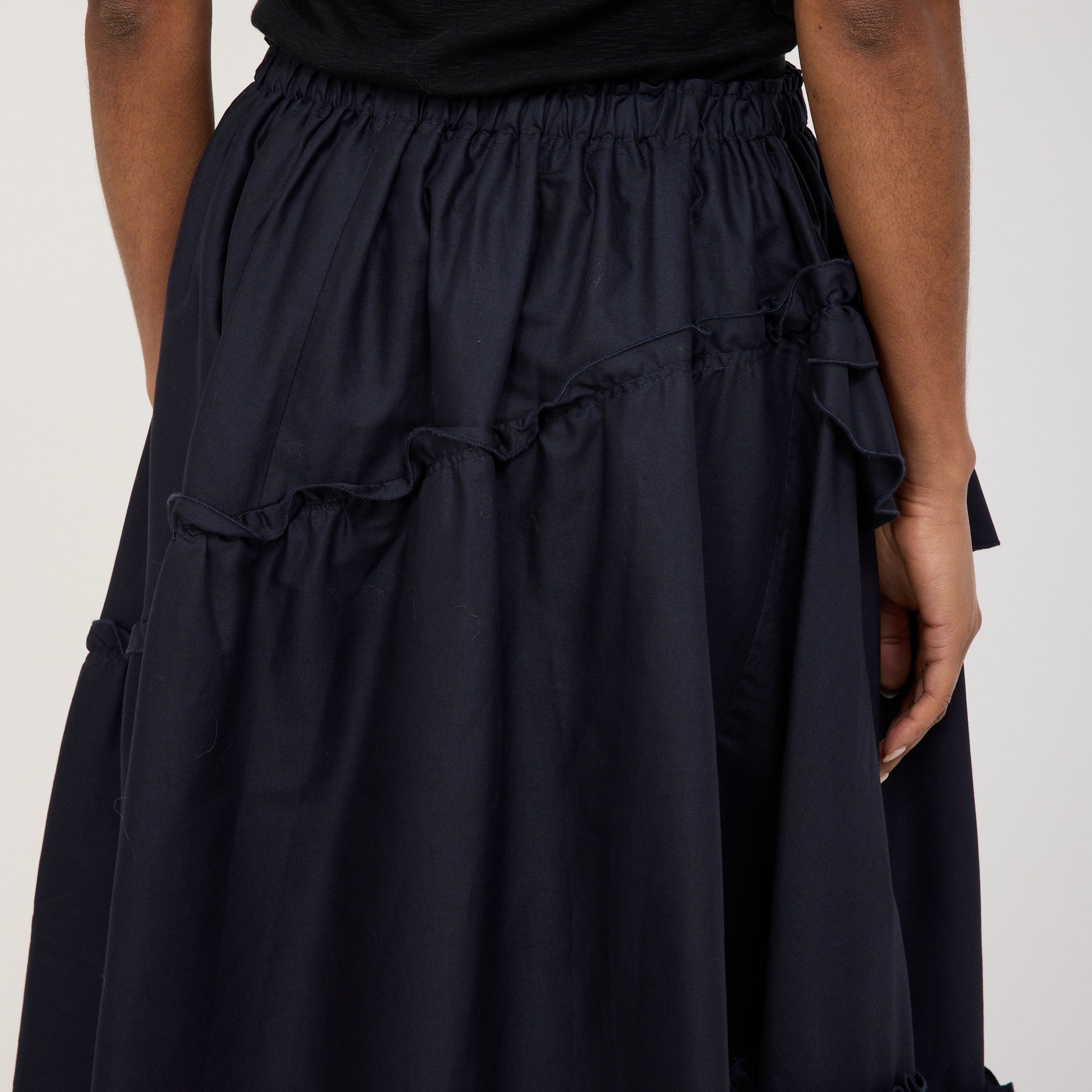 Draped Skirt Navy