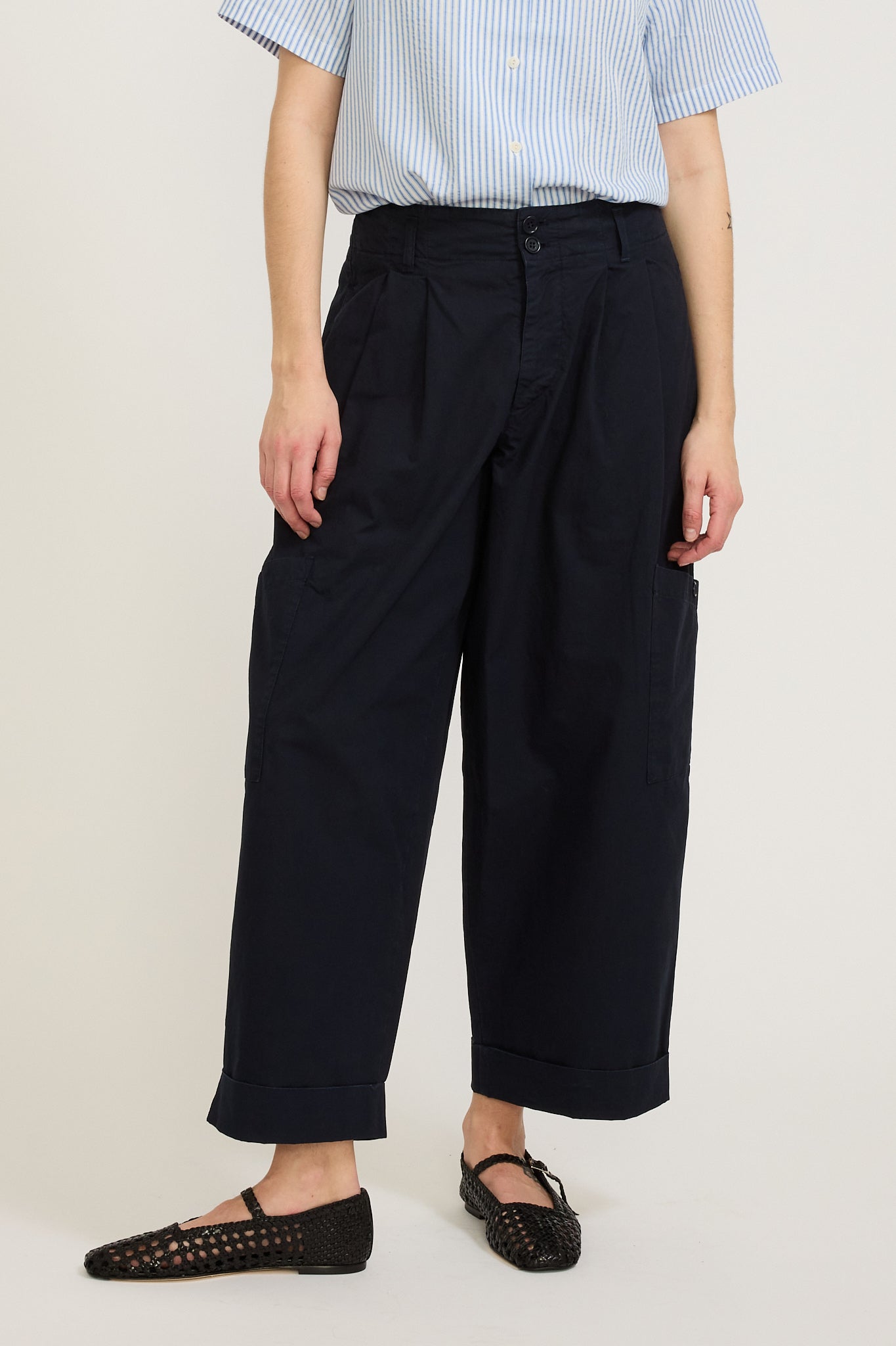 YMC | Grease Trouser Navy | Maplestore