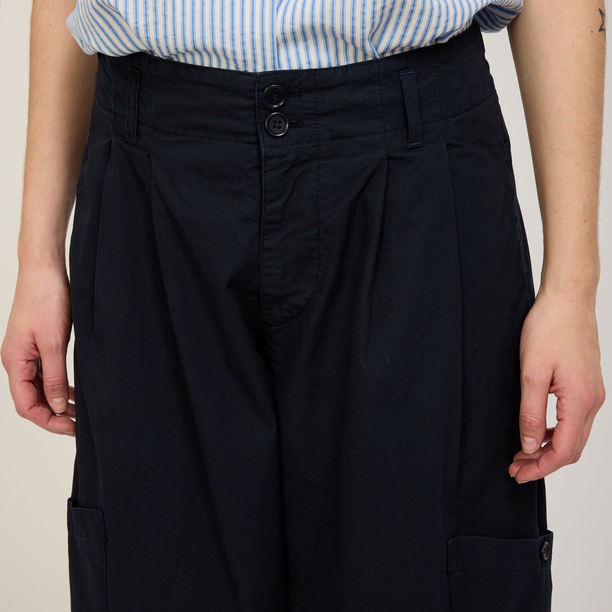 YMC | Grease Trouser Navy | Maplestore