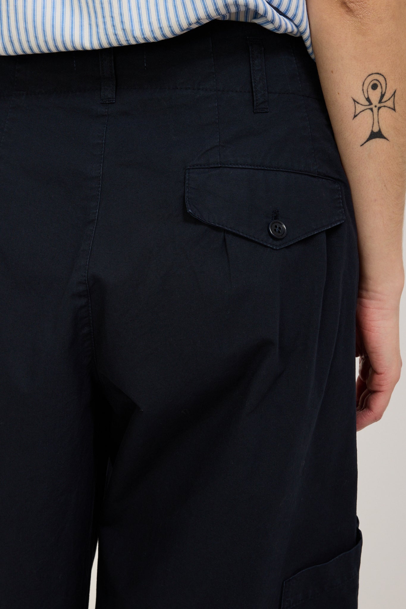 YMC | Grease Trouser Navy | Maplestore