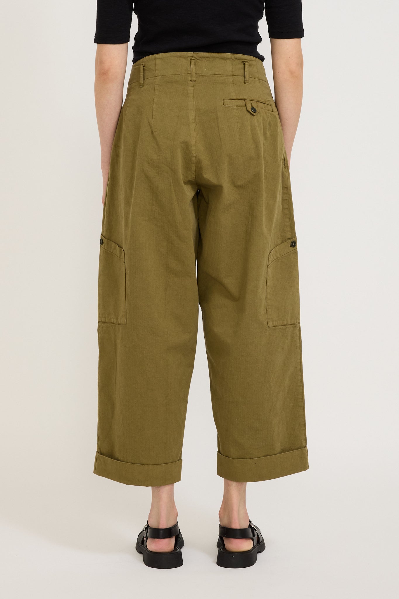 YMC | Grease Trouser Olive Green | Maplestore