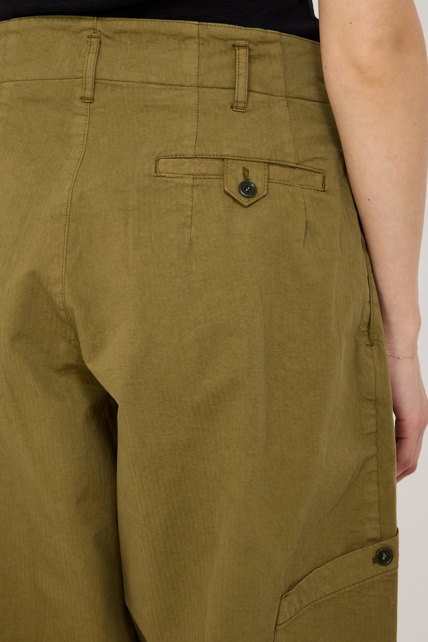 YMC | Grease Trouser Olive Green | Maplestore