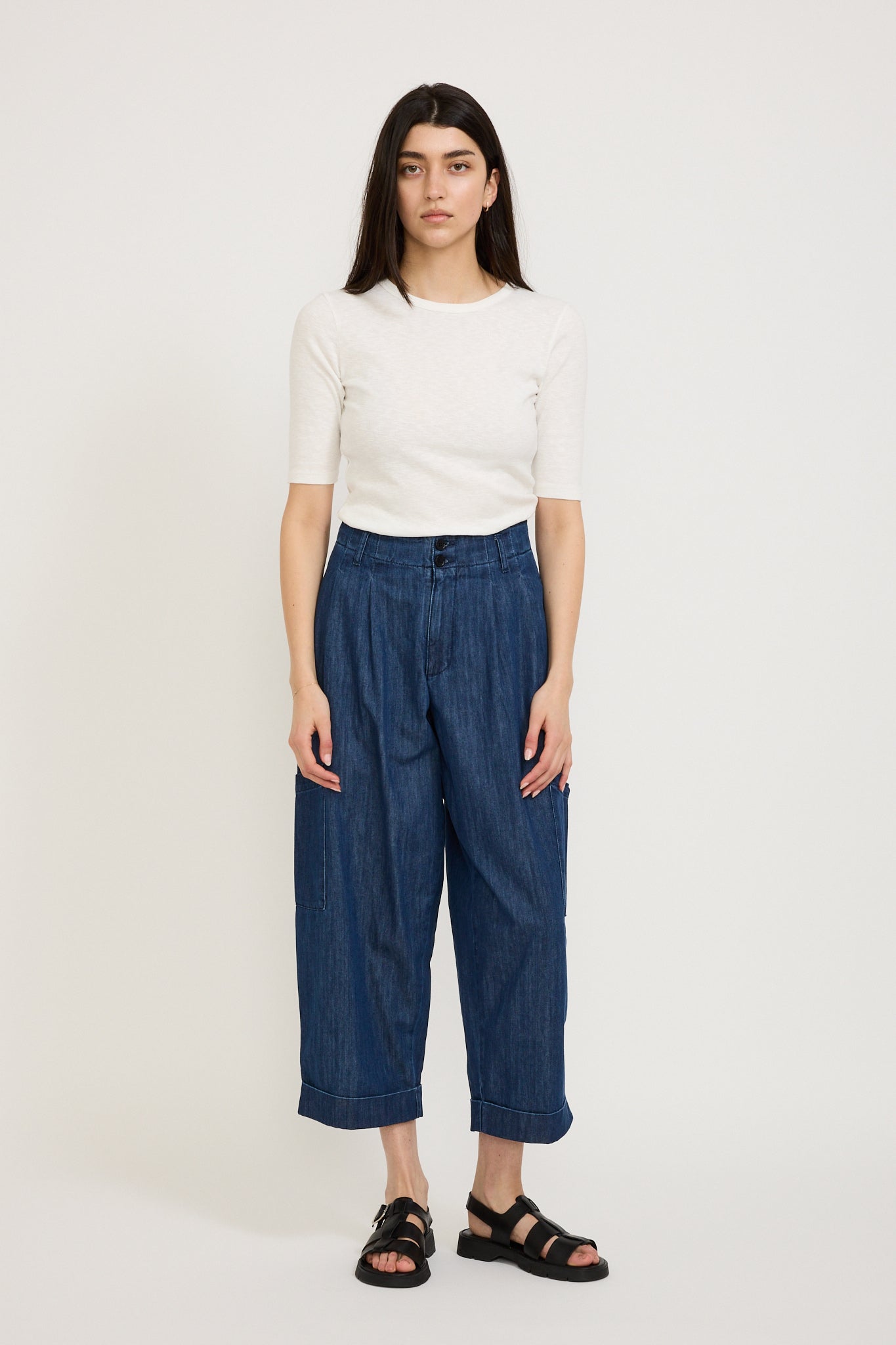 YMC | Grease Trouser Washed Indigo | Maplestore