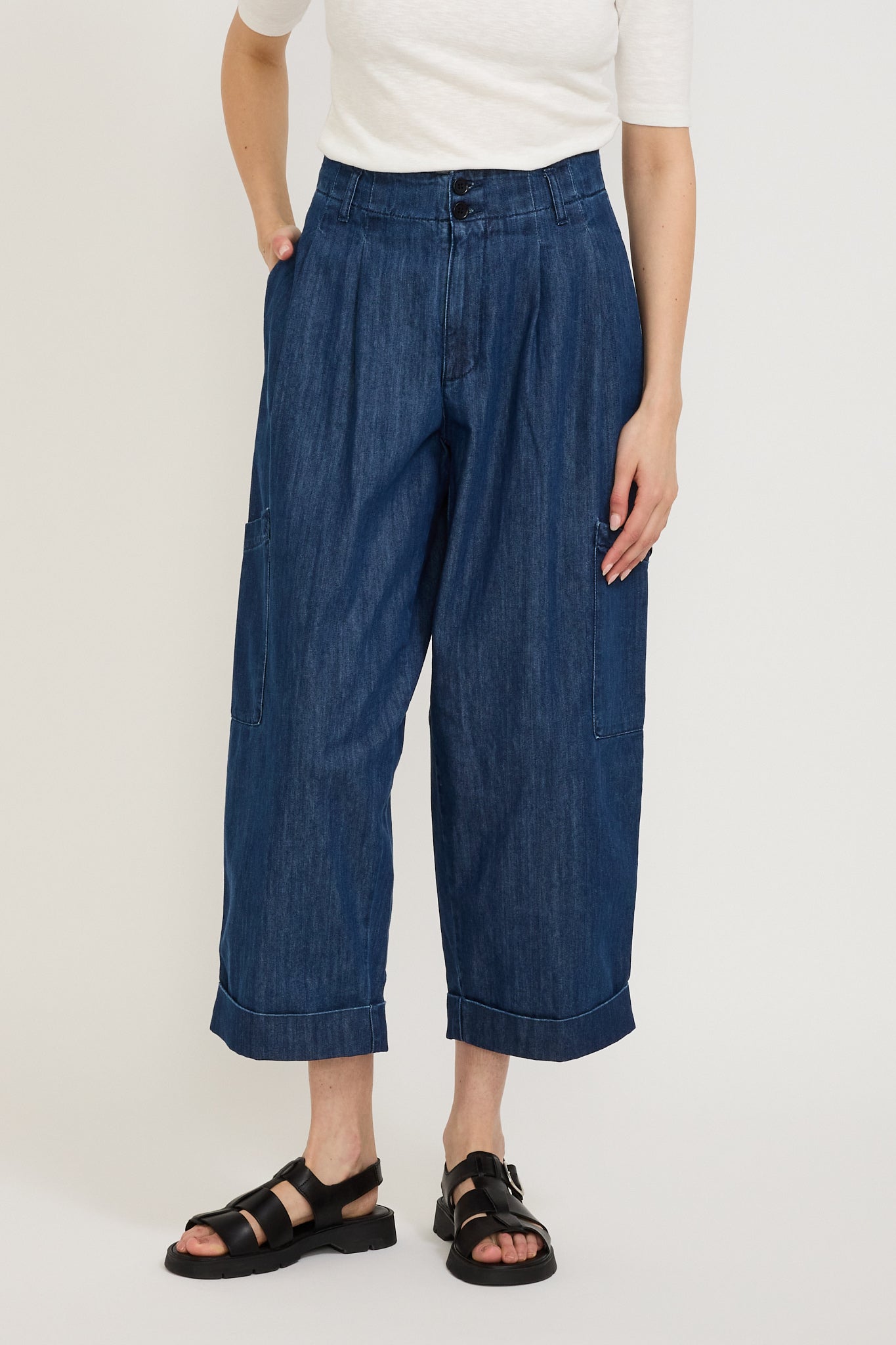 YMC | Grease Trouser Washed Indigo | Maplestore