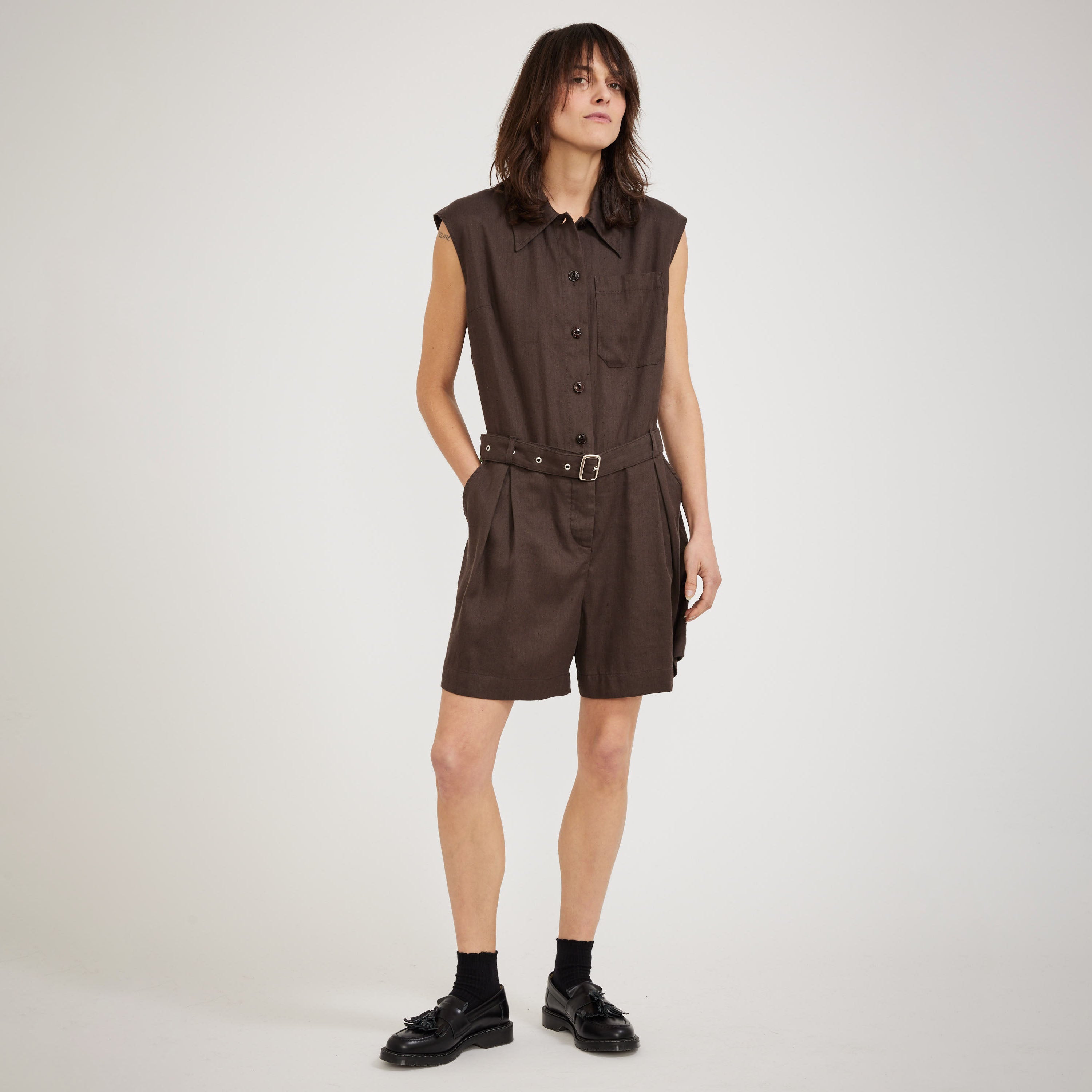 Julie Jumpsuit Brown