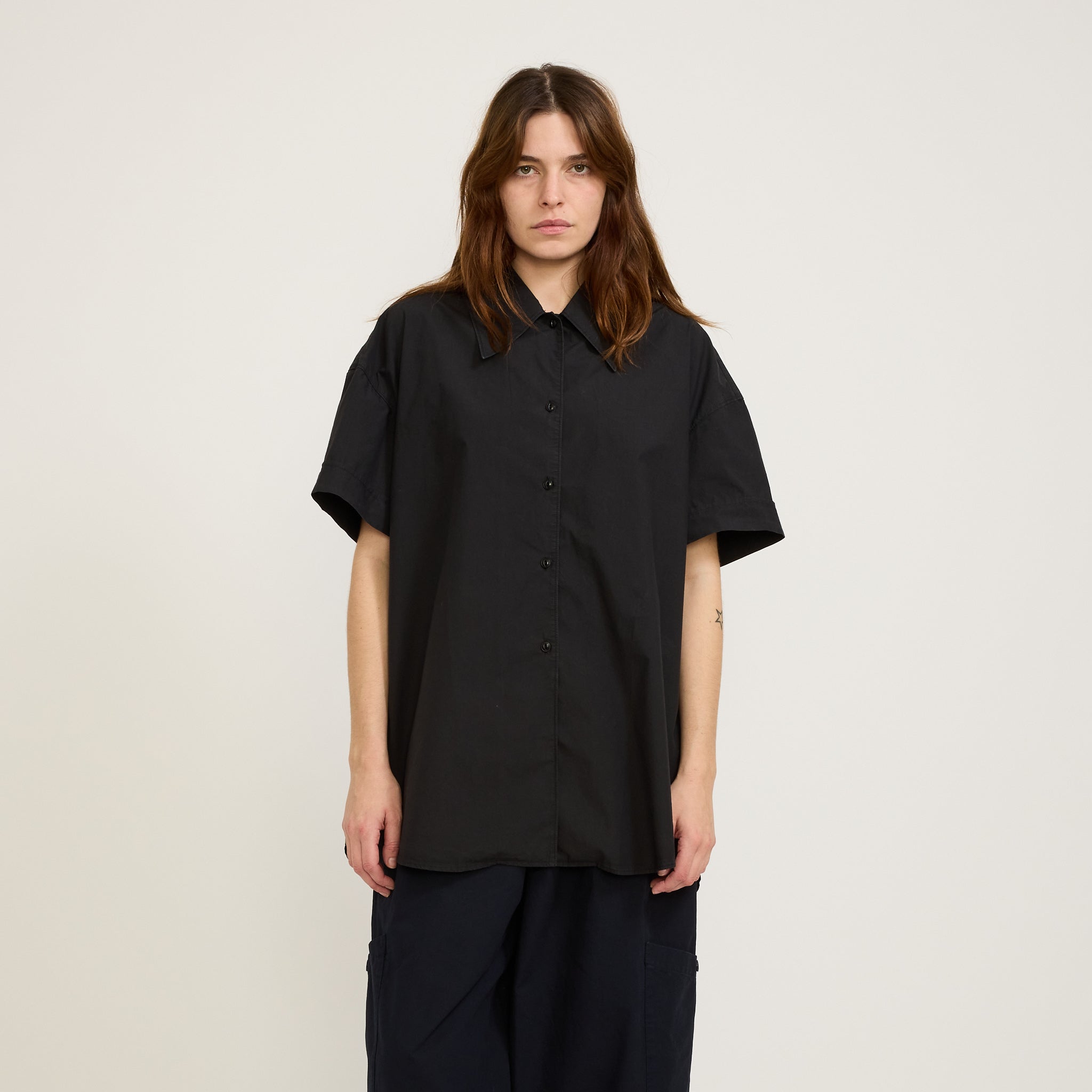Lena Short Sleeve Shirt Black