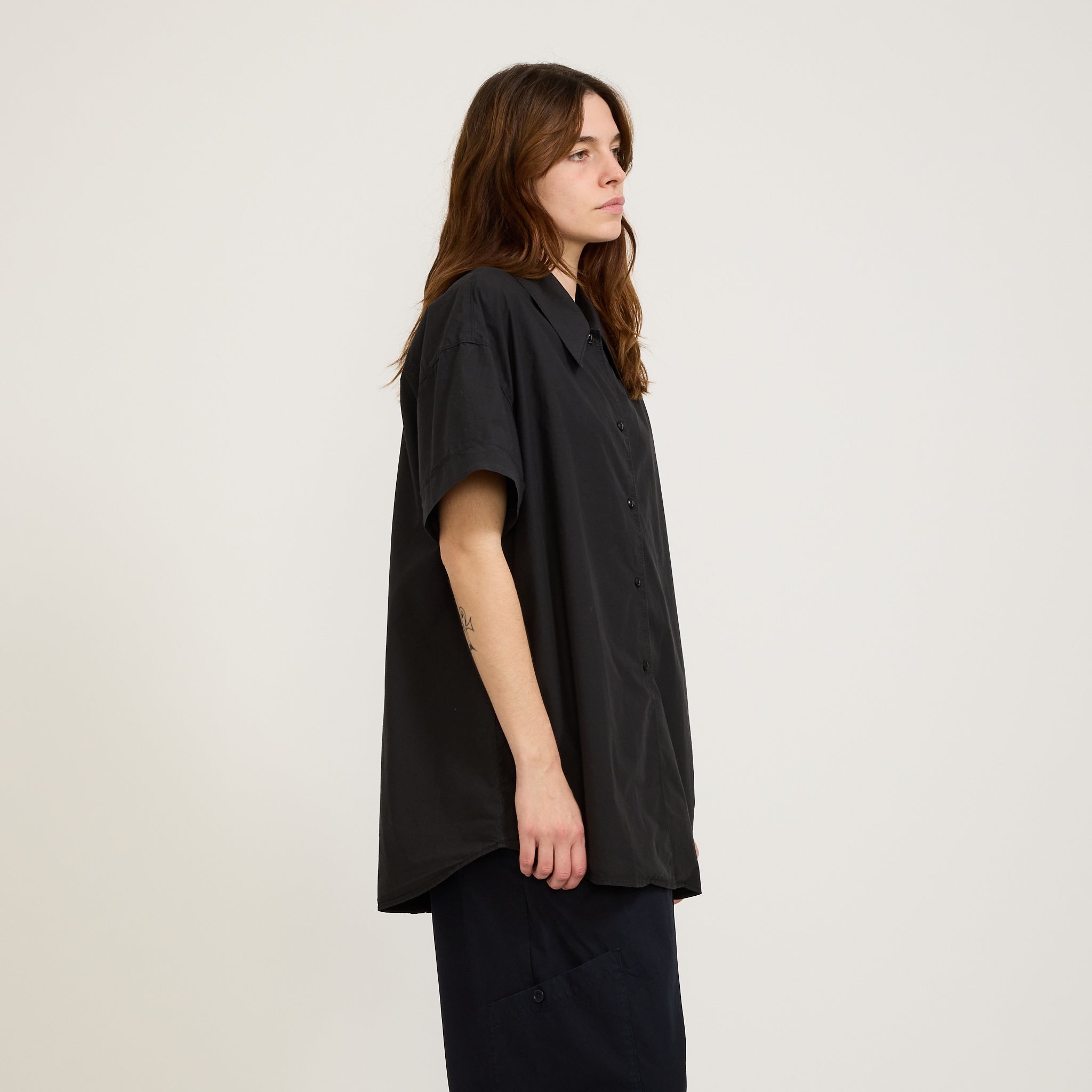 Lena Short Sleeve Shirt Black