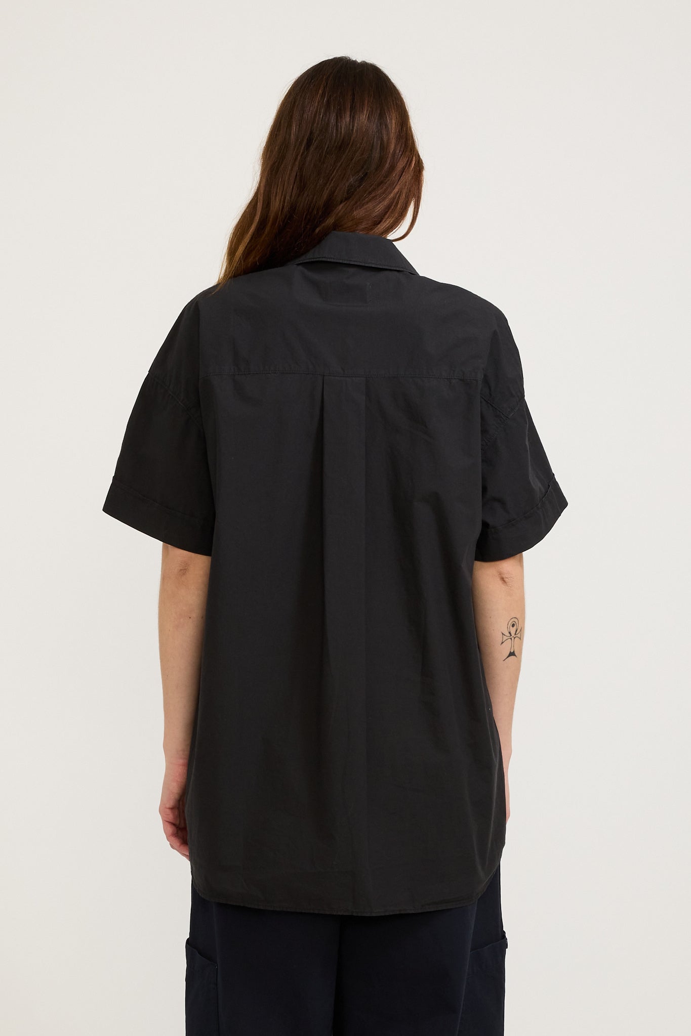 YMC | Lena Short Sleeve Shirt Black | Maplestore