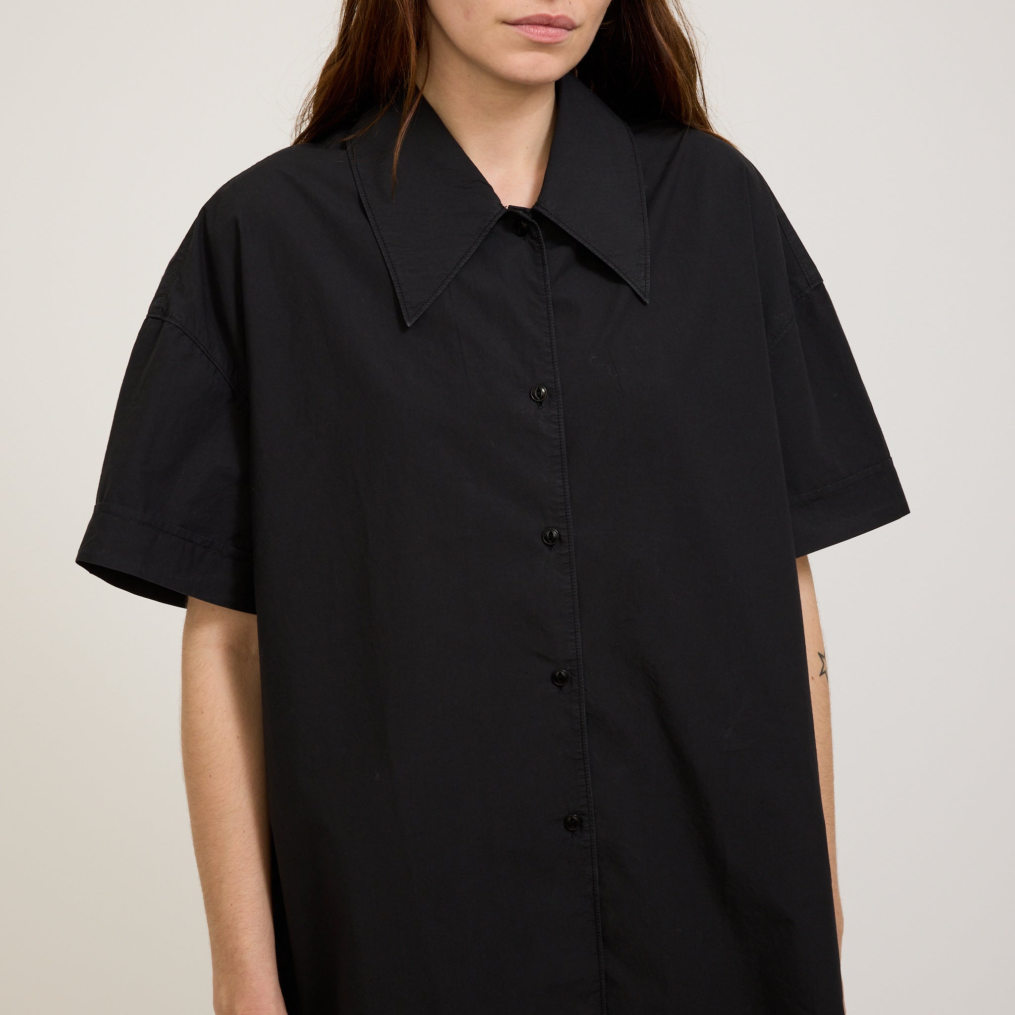 Lena Short Sleeve Shirt Black