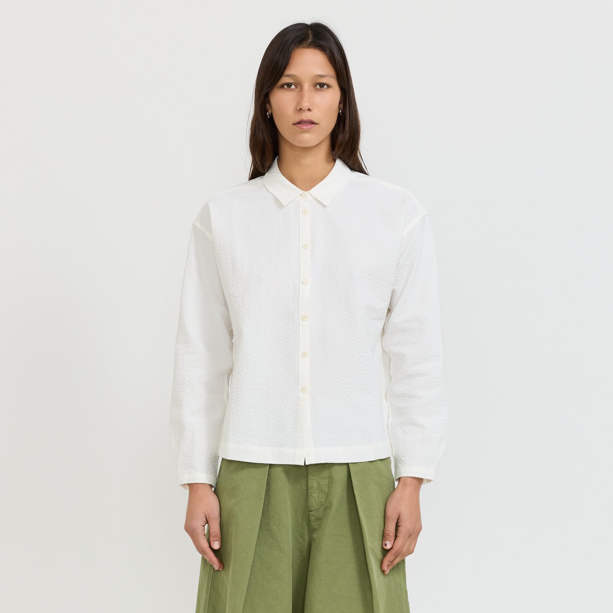 Rejina Pyo MARIANNE SHIRT シルク シャツ ブラウス Marty Shirt Viscose Blend Chartreuse – REJINA PYO
