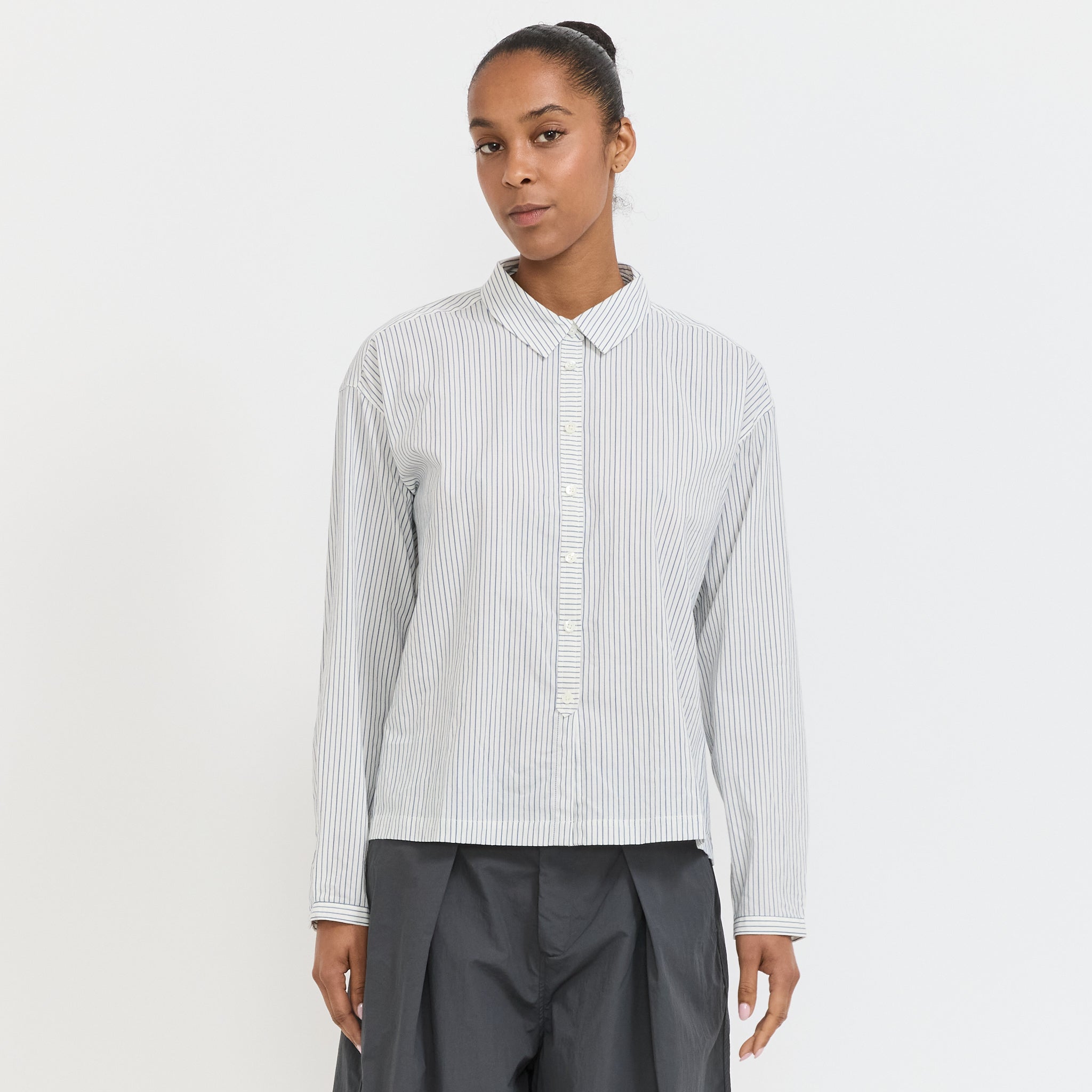 Marianne Shirt Natural/Navy