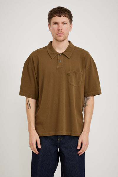YMC | Polo T Shirt Olive | Maplestore