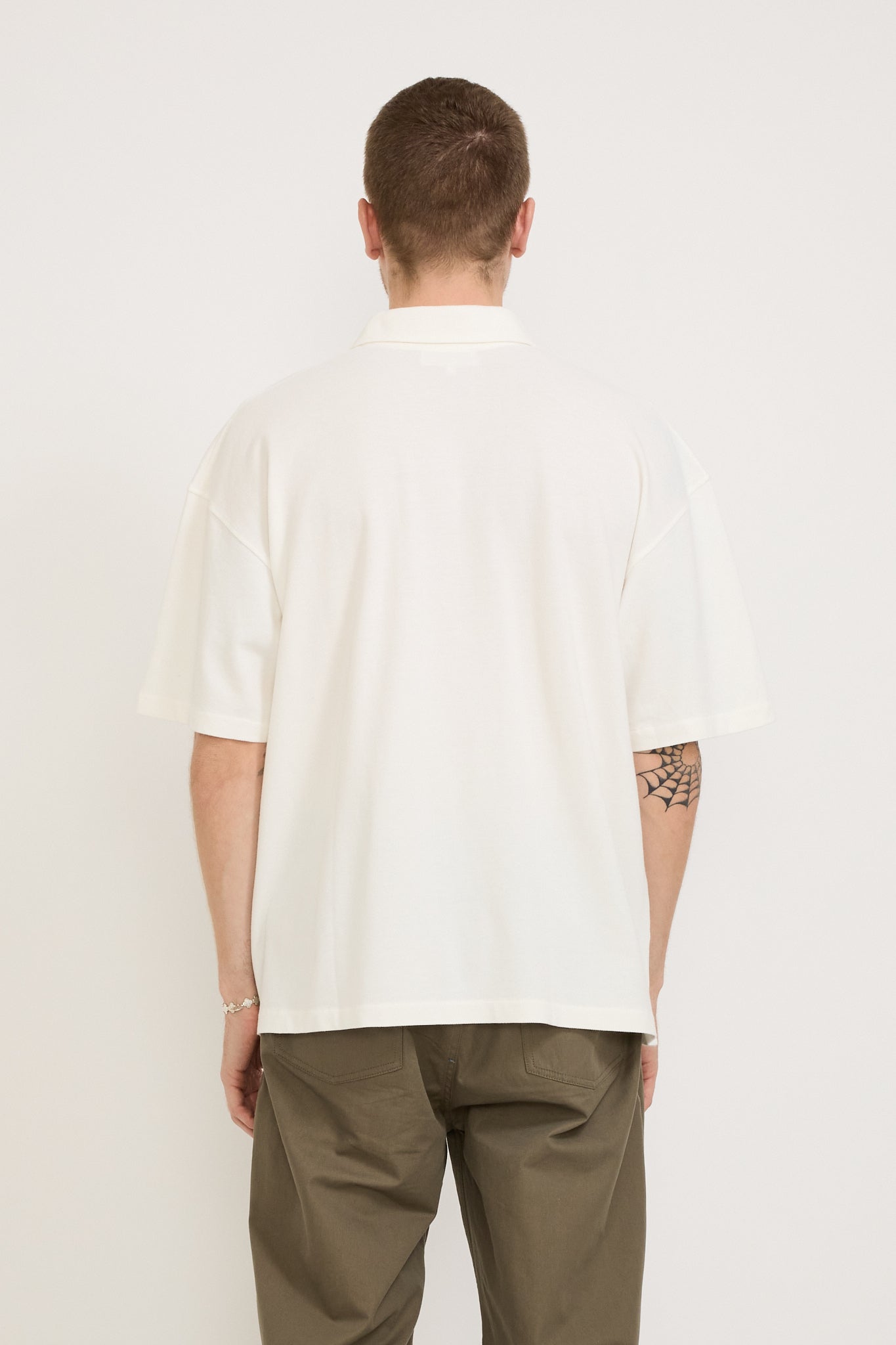 YMC | Polo T-Shirt White | Maplestore