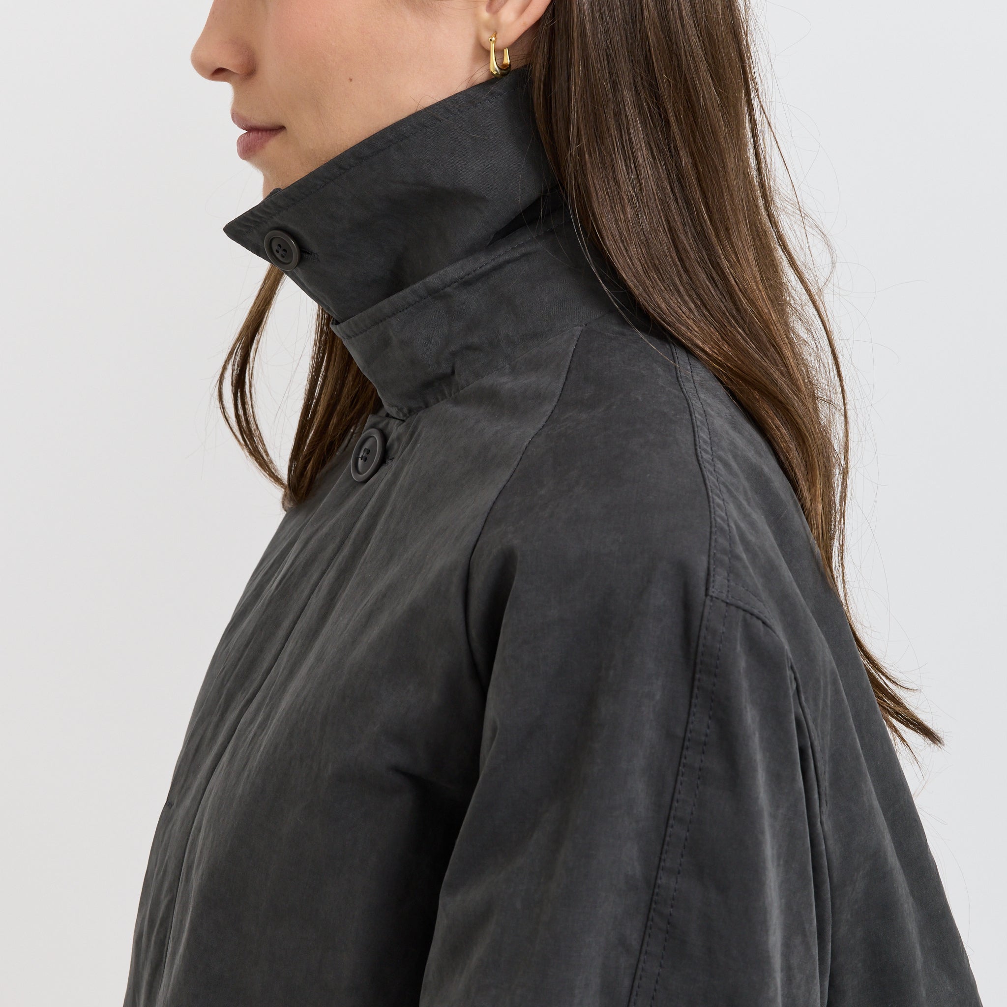 YMC | Runner Trench Coat Grey | Maplestore