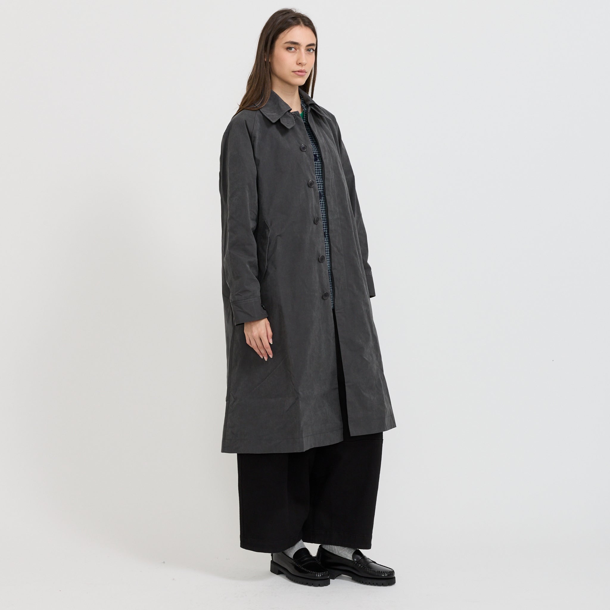 YMC | Runner Trench Coat Grey | Maplestore