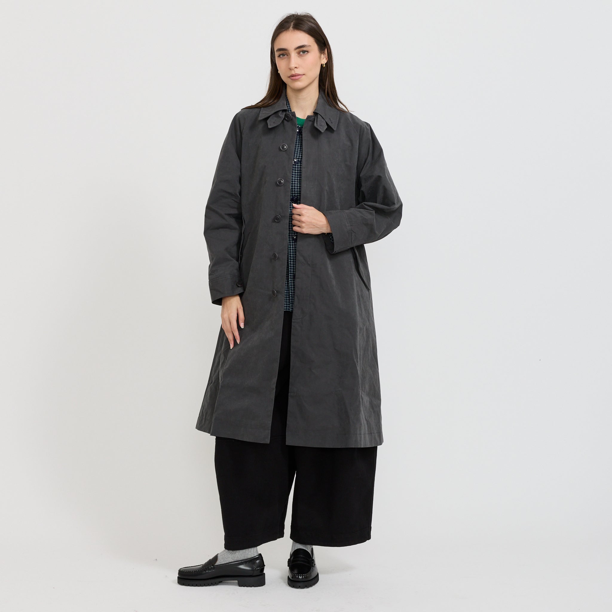 YMC | Runner Trench Coat Grey | Maplestore
