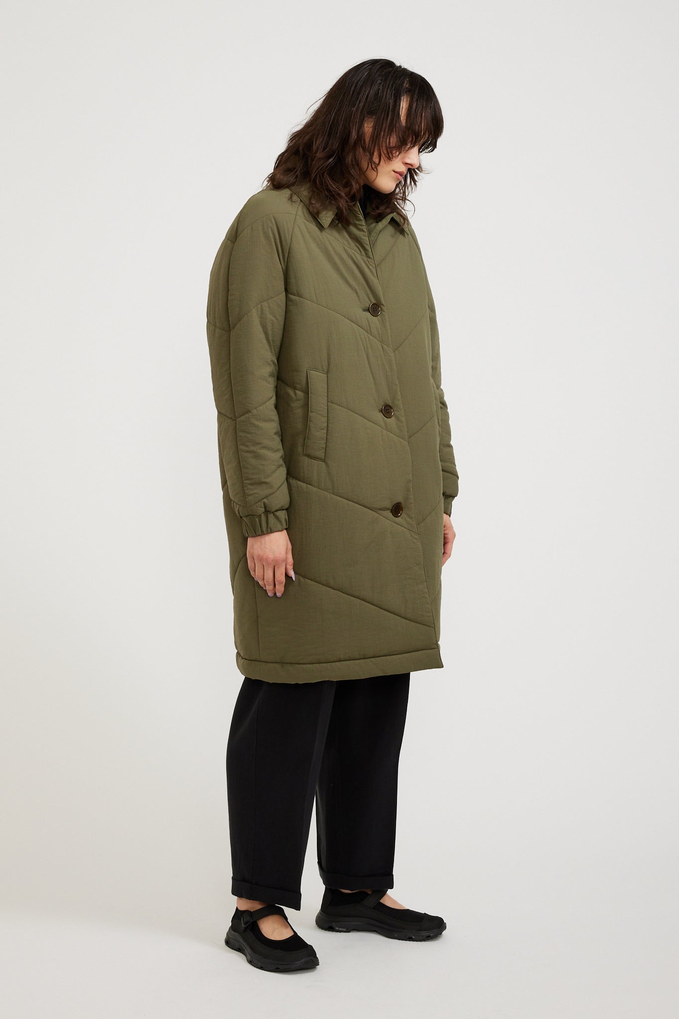 YMC | Sgt Rock Wadded Coat Olive | Maplestore