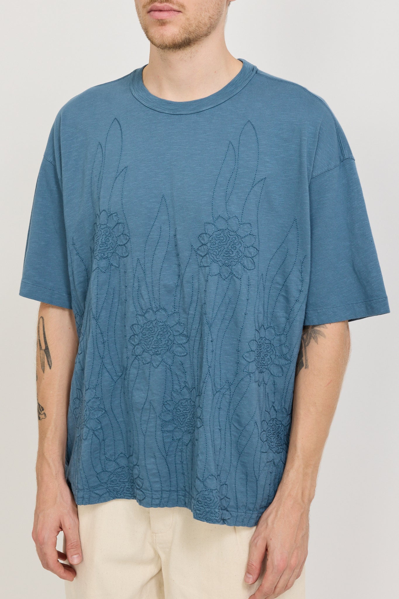 Triple T-Shirt Sunflower Blue Steel