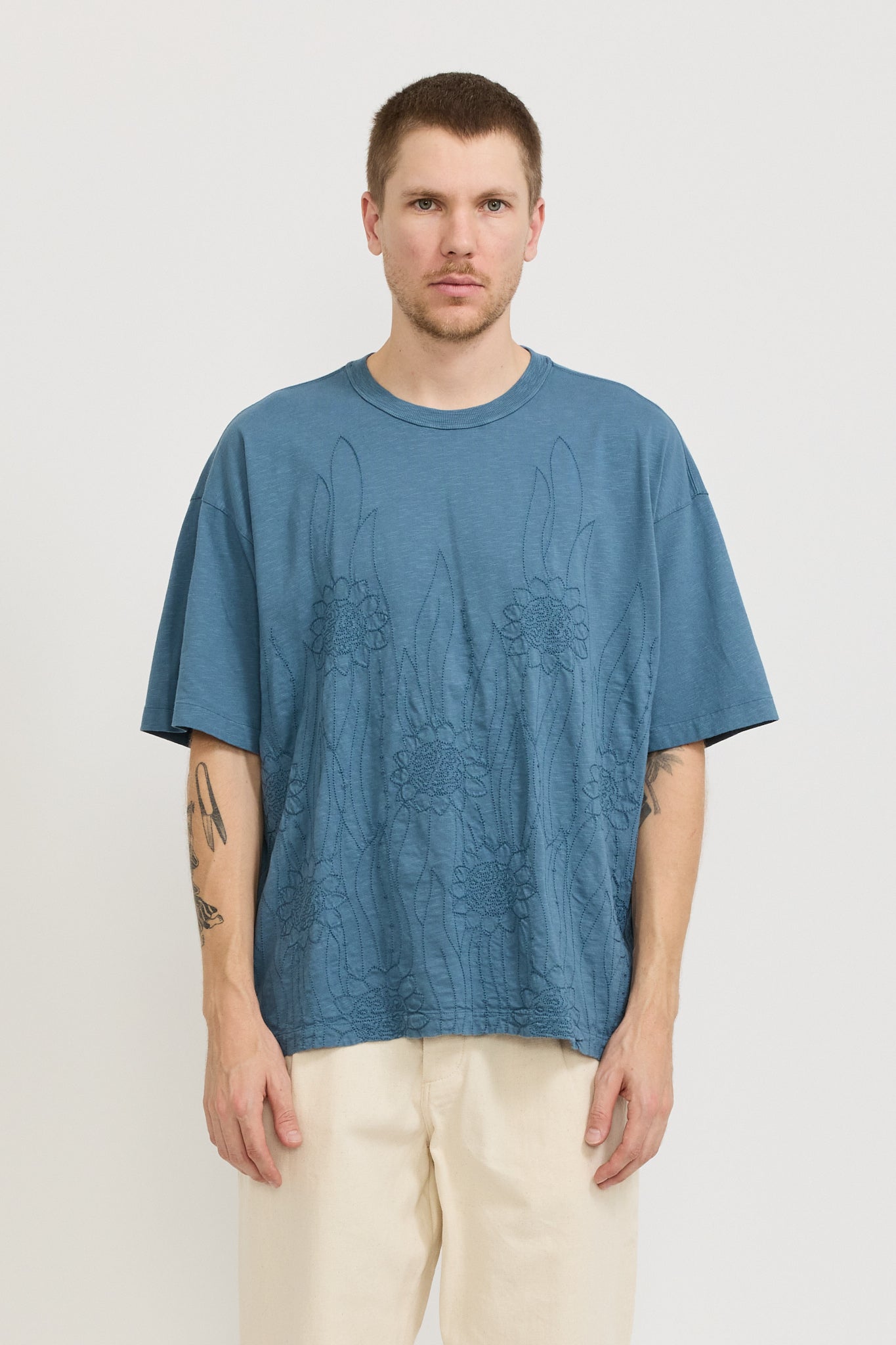 Triple T-Shirt Sunflower Blue Steel