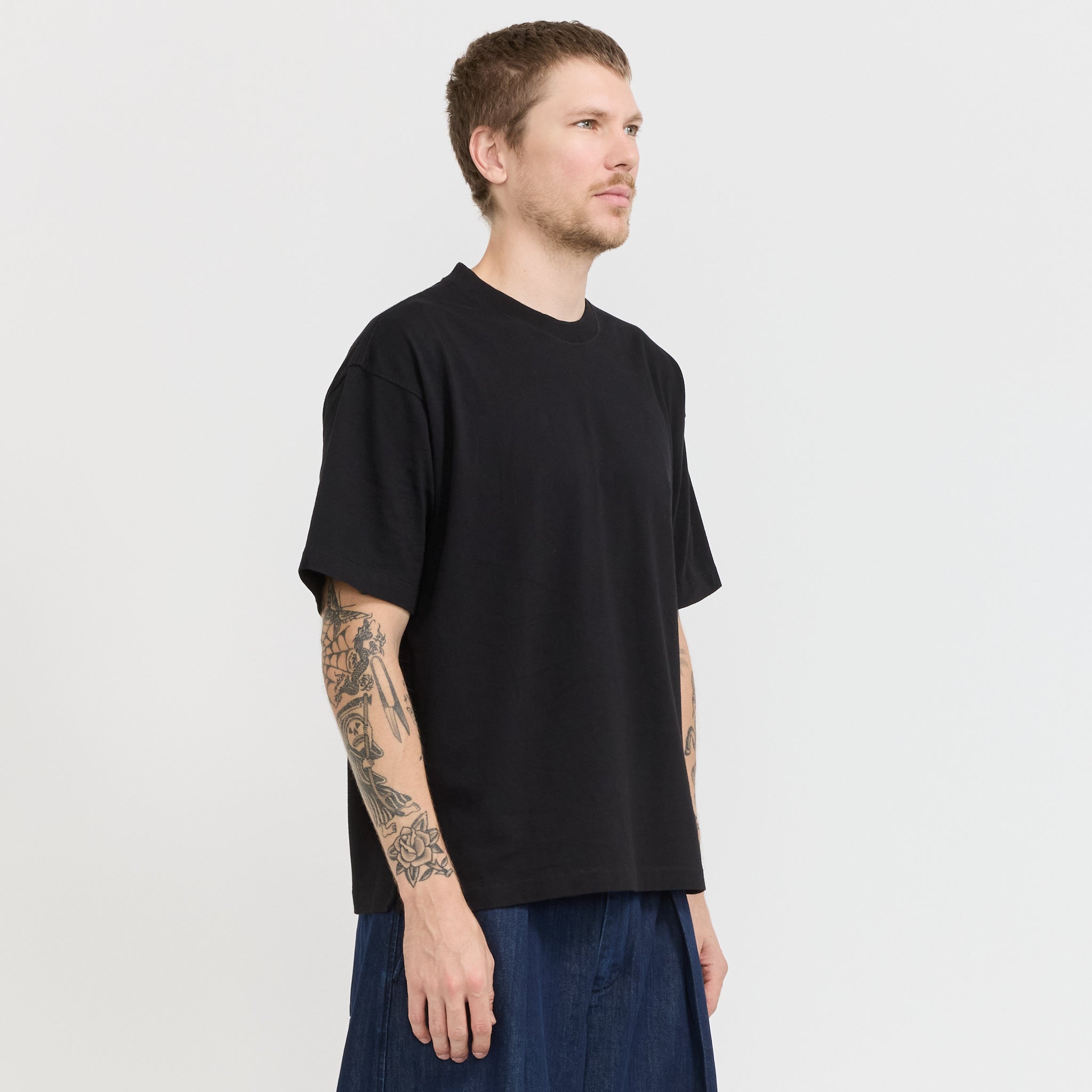 YMC | Triple T-Shirt Black | Maplestore