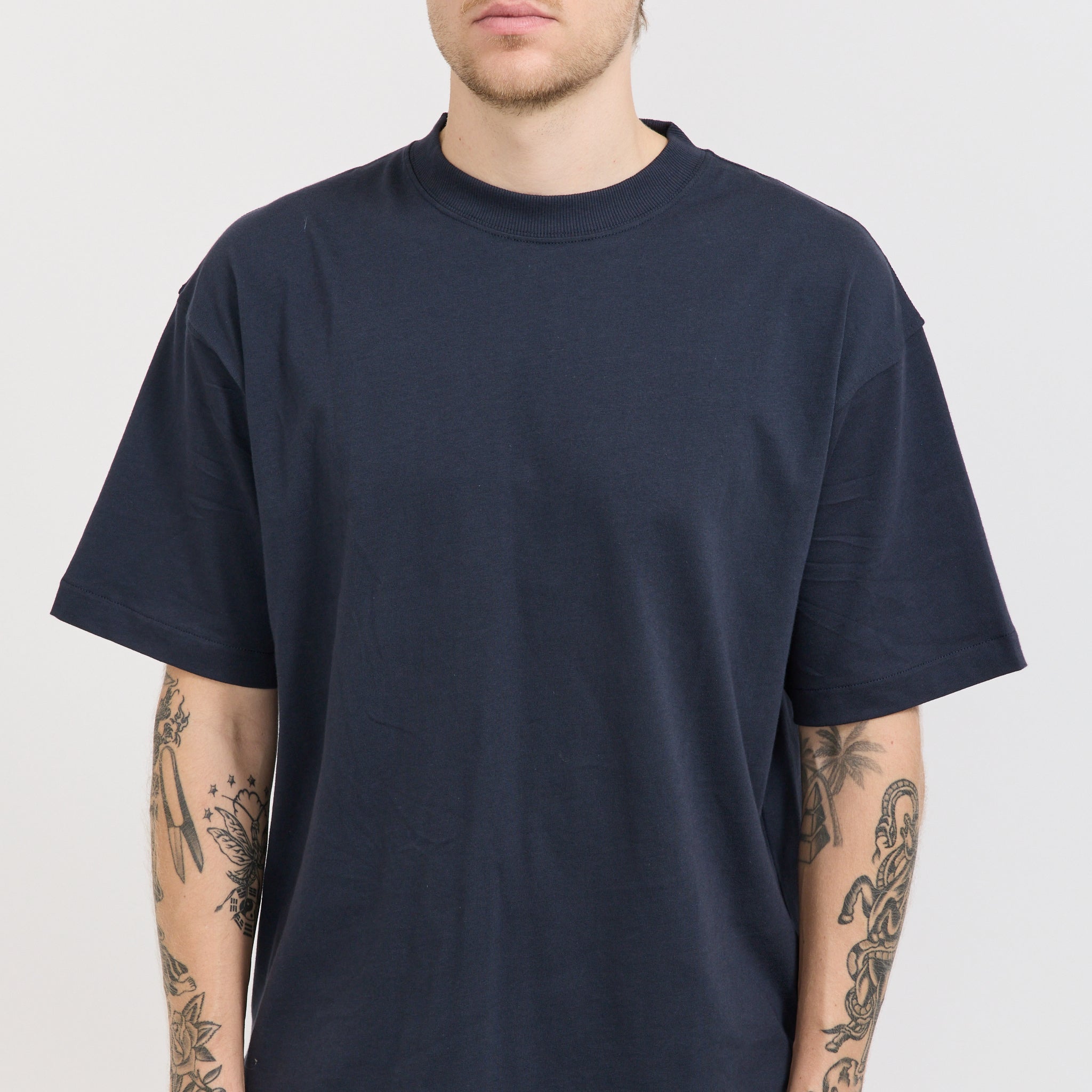 YMC | Triple T-Shirt Navy | Maplestore