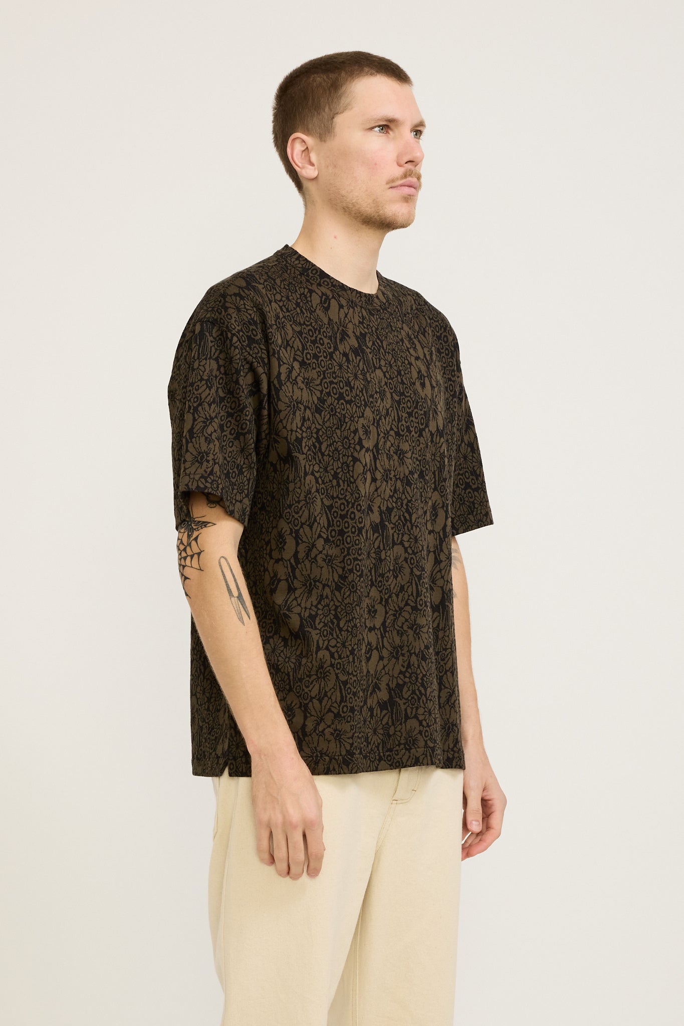 YMC | Triple T-Shirt Black/Brown | Maplestore