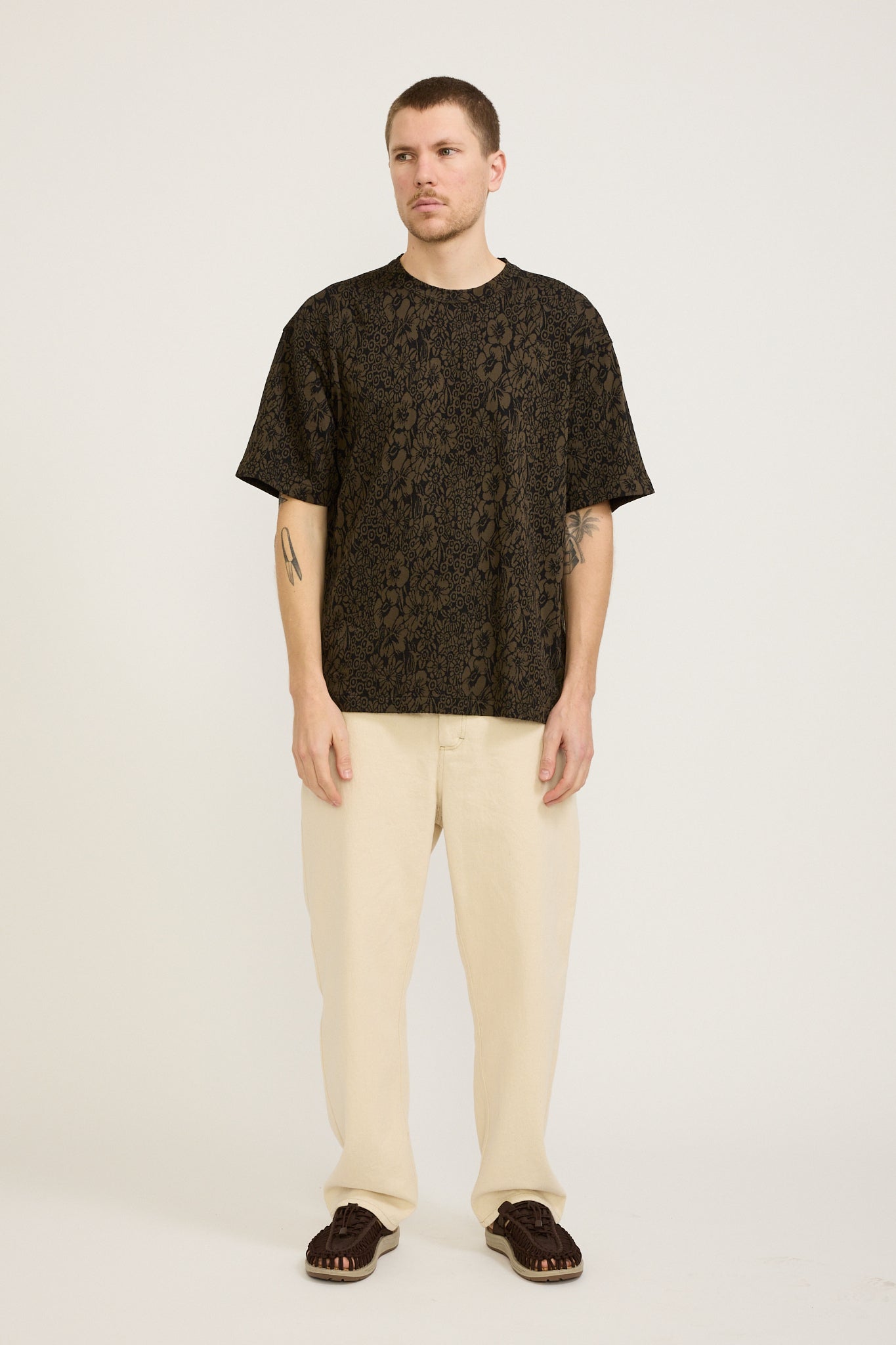 YMC | Triple T-Shirt Black/Brown | Maplestore