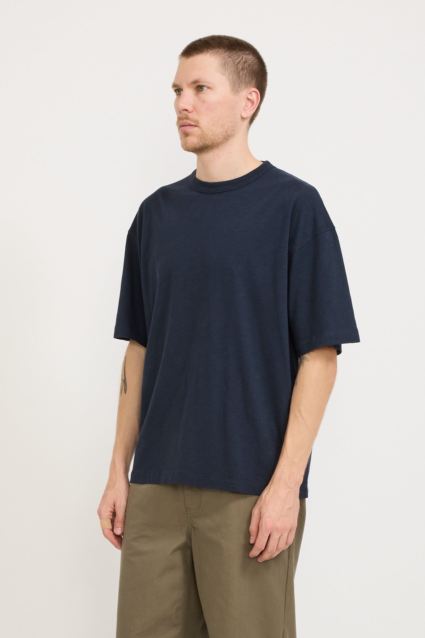 YMC | Triple T-Shirt Navy | Maplestore