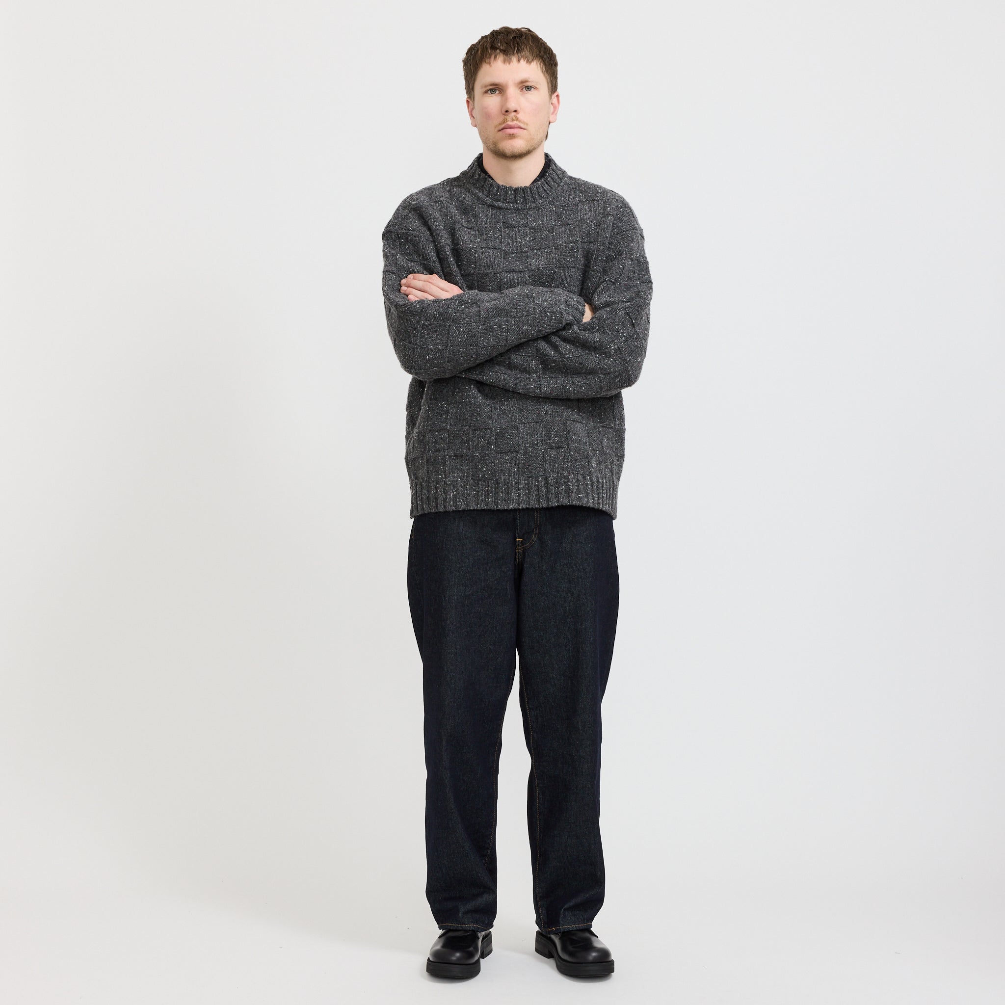 YMC | Undertones Knit Charcoal | Maplestore
