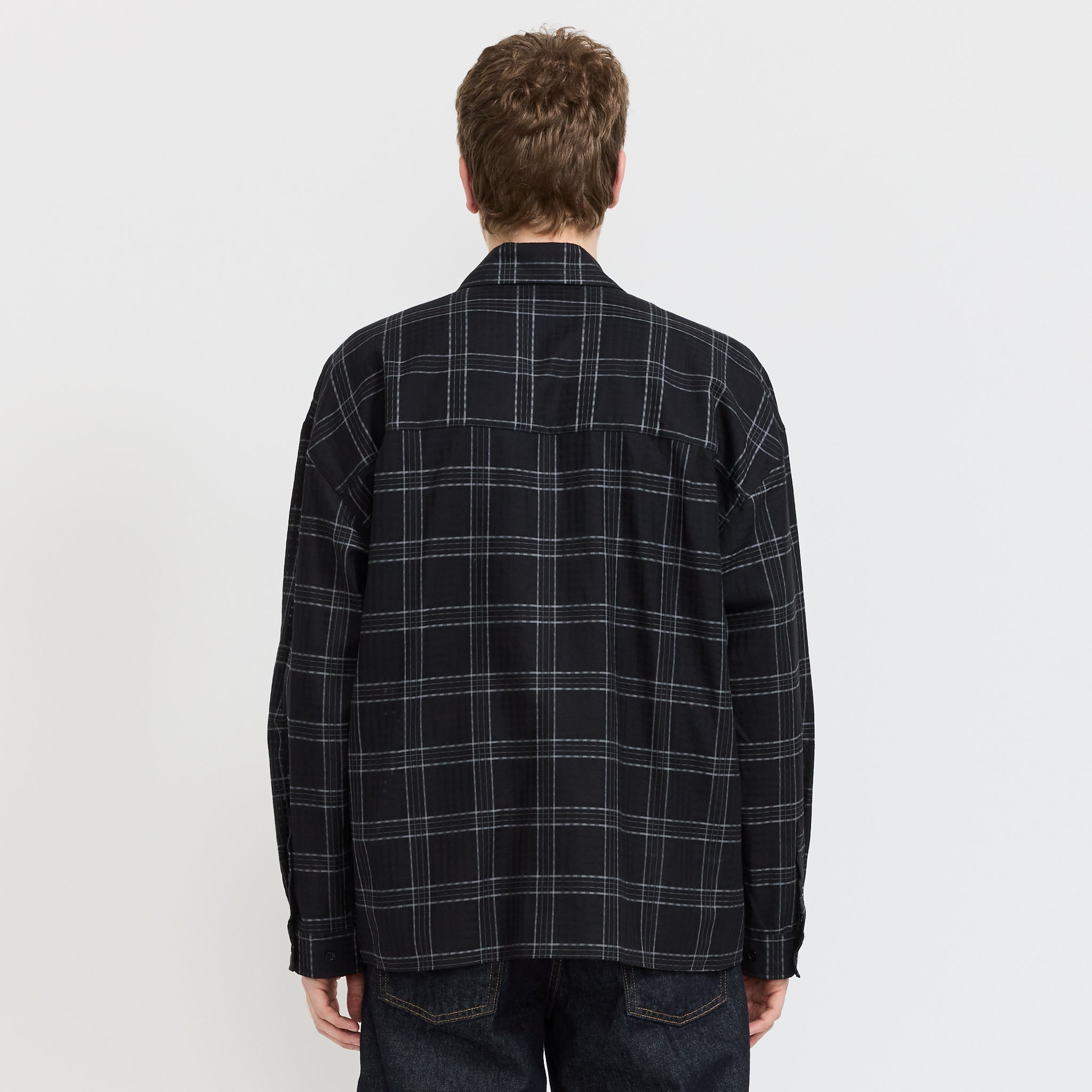 YMC | Wray Shirt Black/Grey | Maplestore