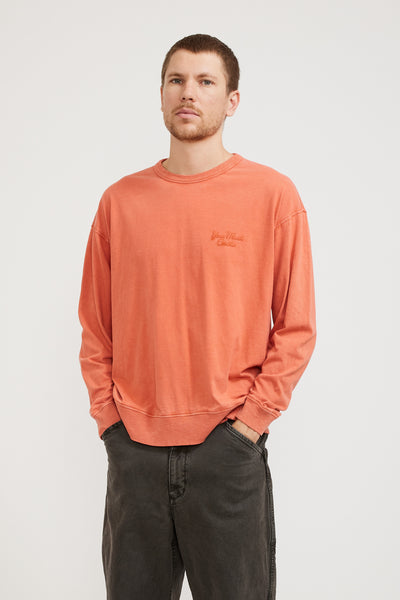 YMC | Zephyr L/S T-Shirt Orange | Maplestore