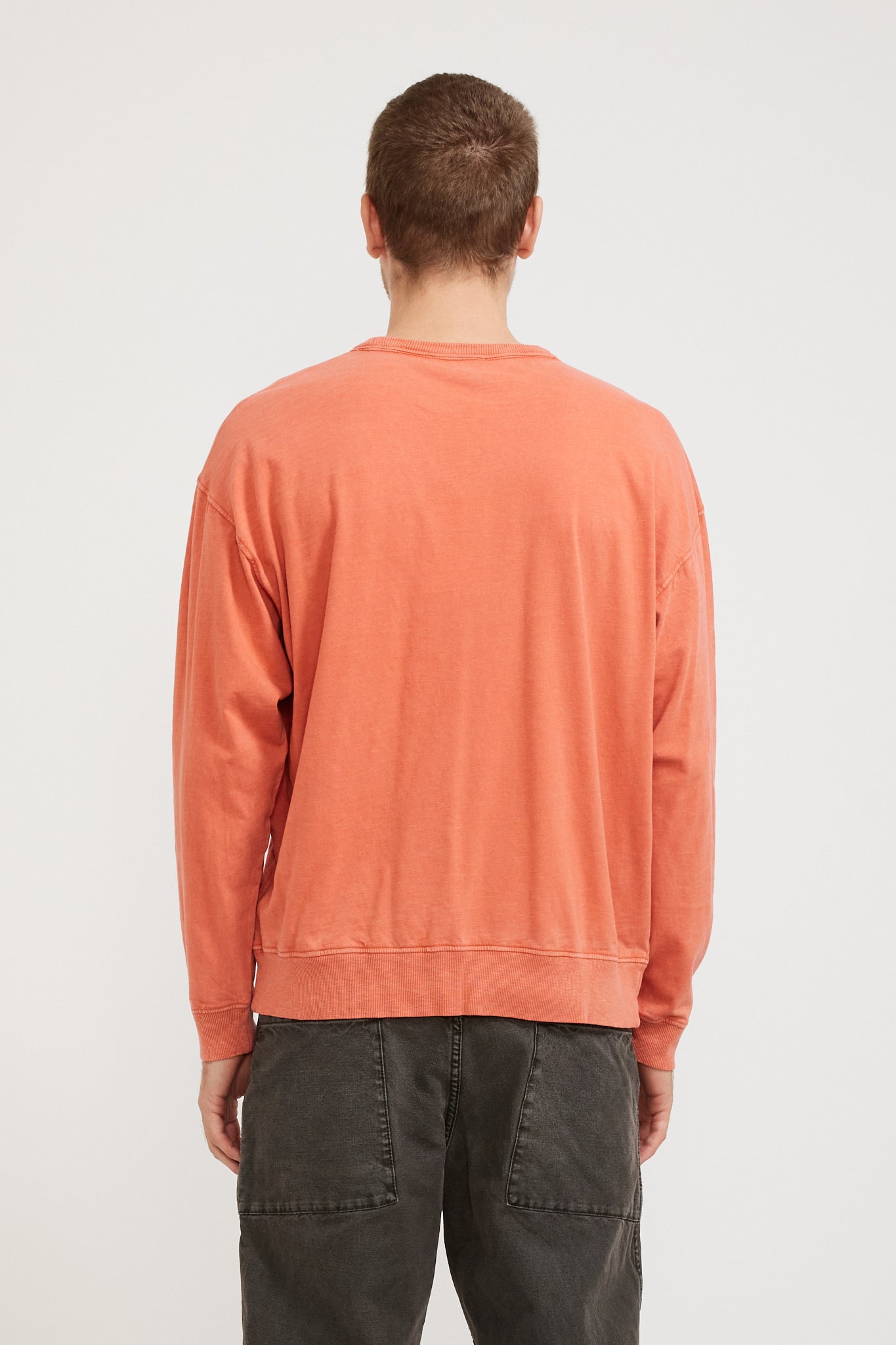 YMC | Zephyr L/S T-Shirt Orange | Maplestore