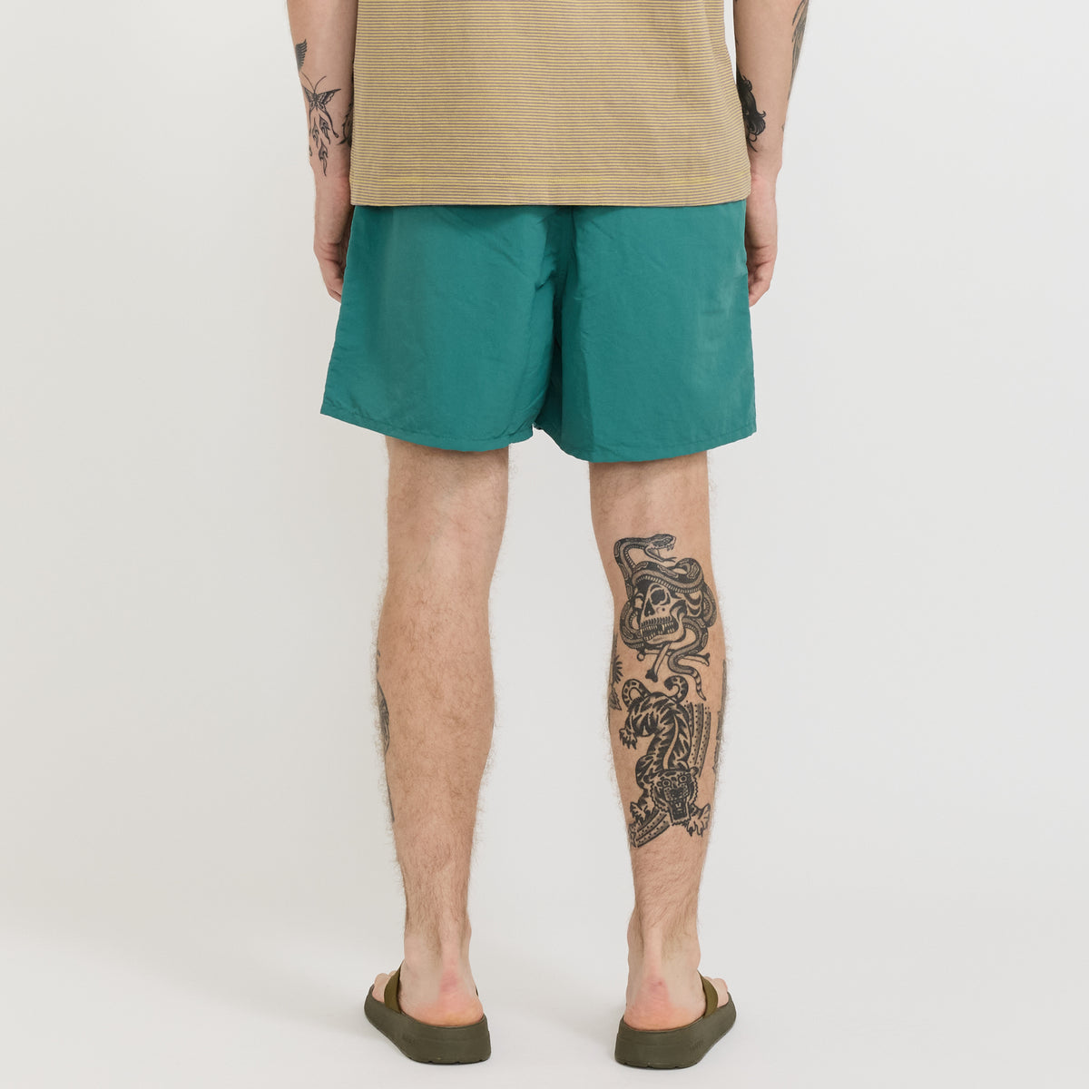 Patagonia | Baggies Shorts - 5 in. '95 Oval Logo: Gem Green | Maplestore