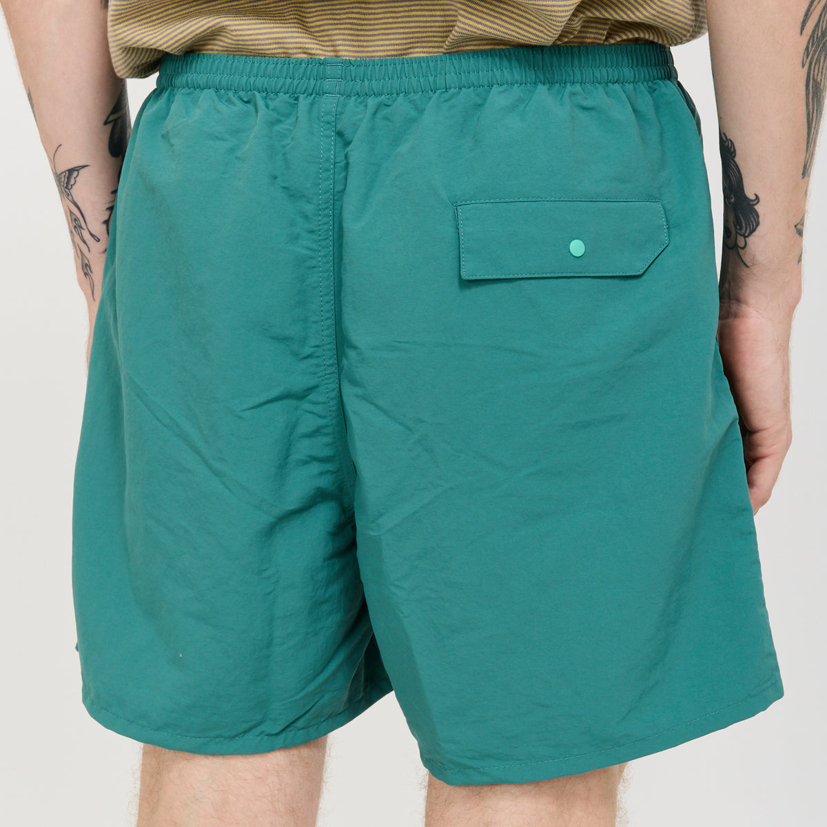 Patagonia | Baggies Shorts - 5 in. '95 Oval Logo: Gem Green | Maplestore