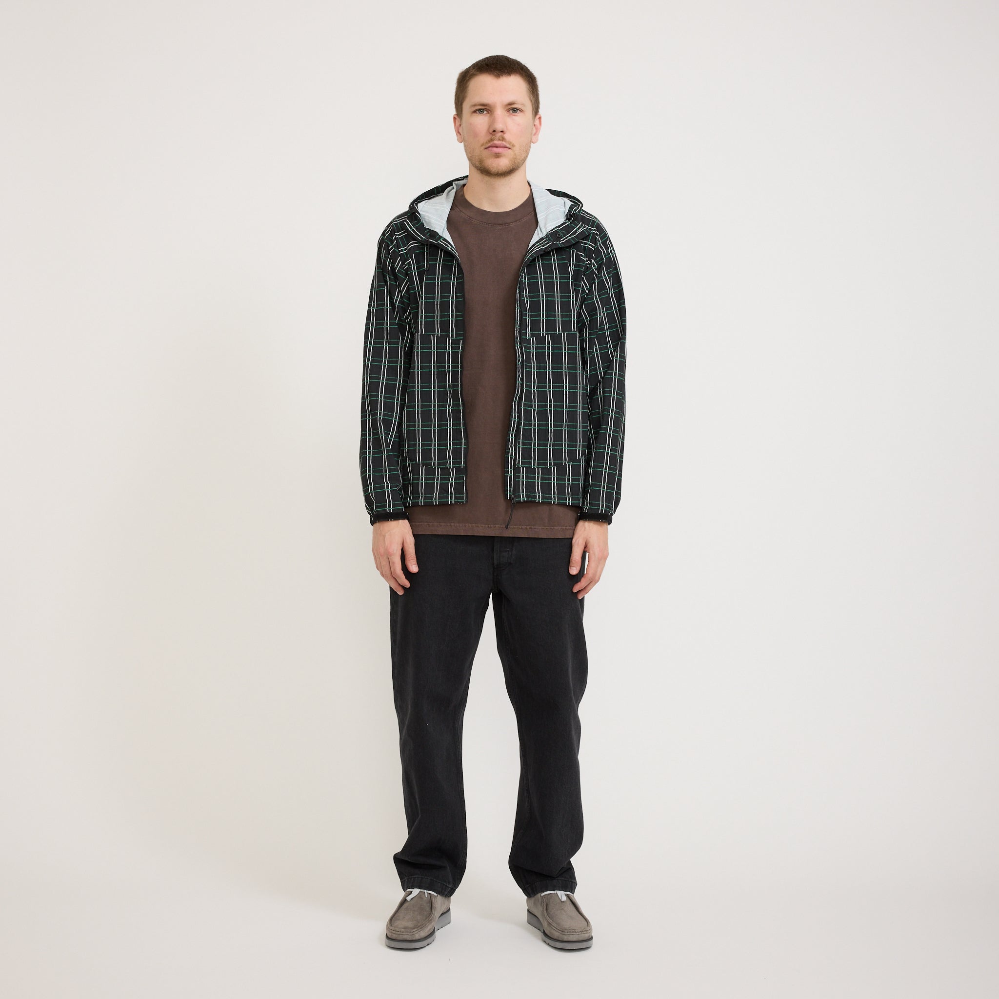 Caliper Jacket Green | Lightweight Mens Jacket by Adsum | Maplestore