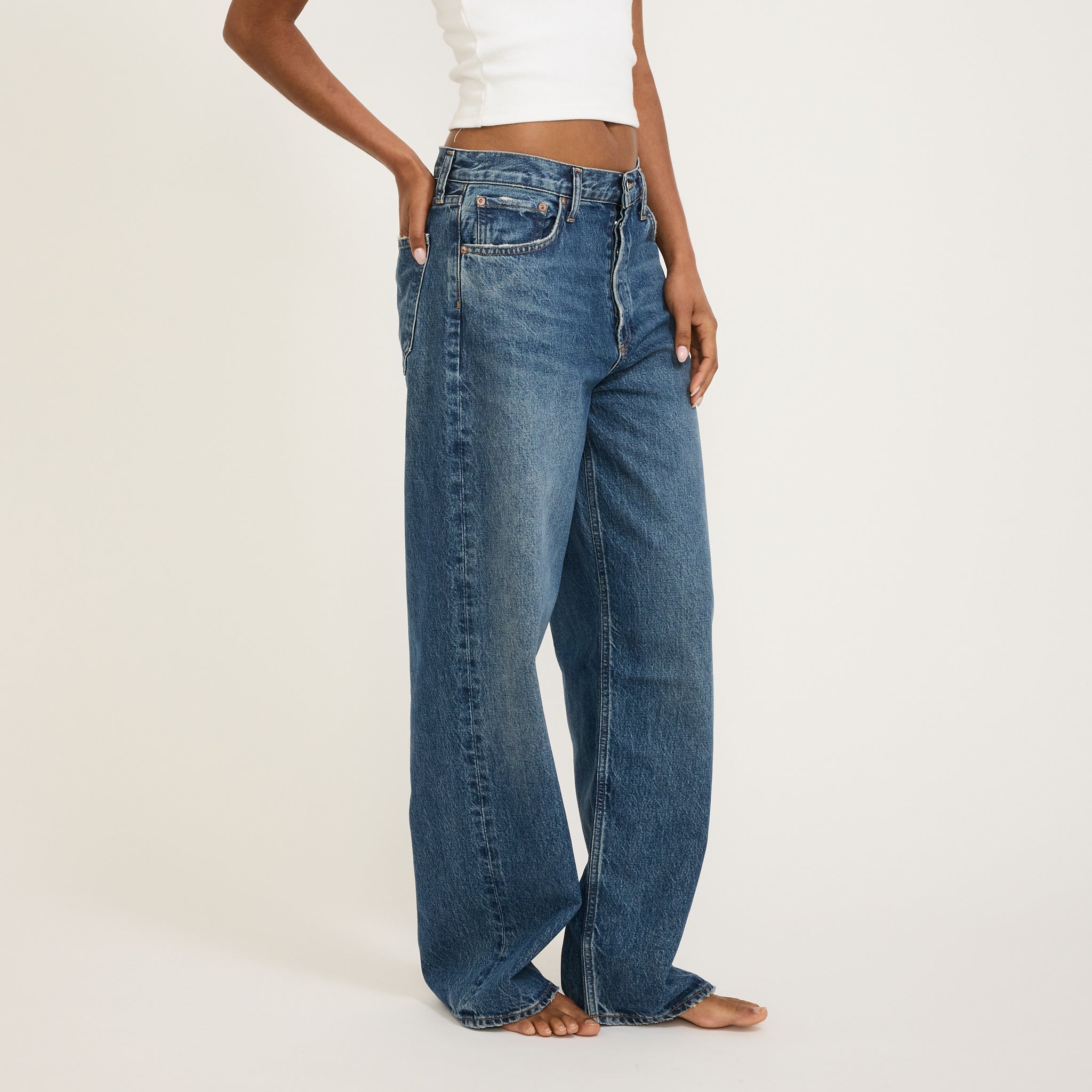 Agolde | Low Slung Baggy Essence | Maplestore