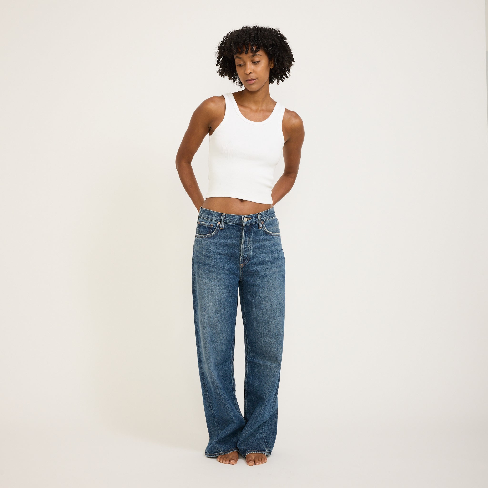 Agolde | Low Slung Baggy Essence | Maplestore